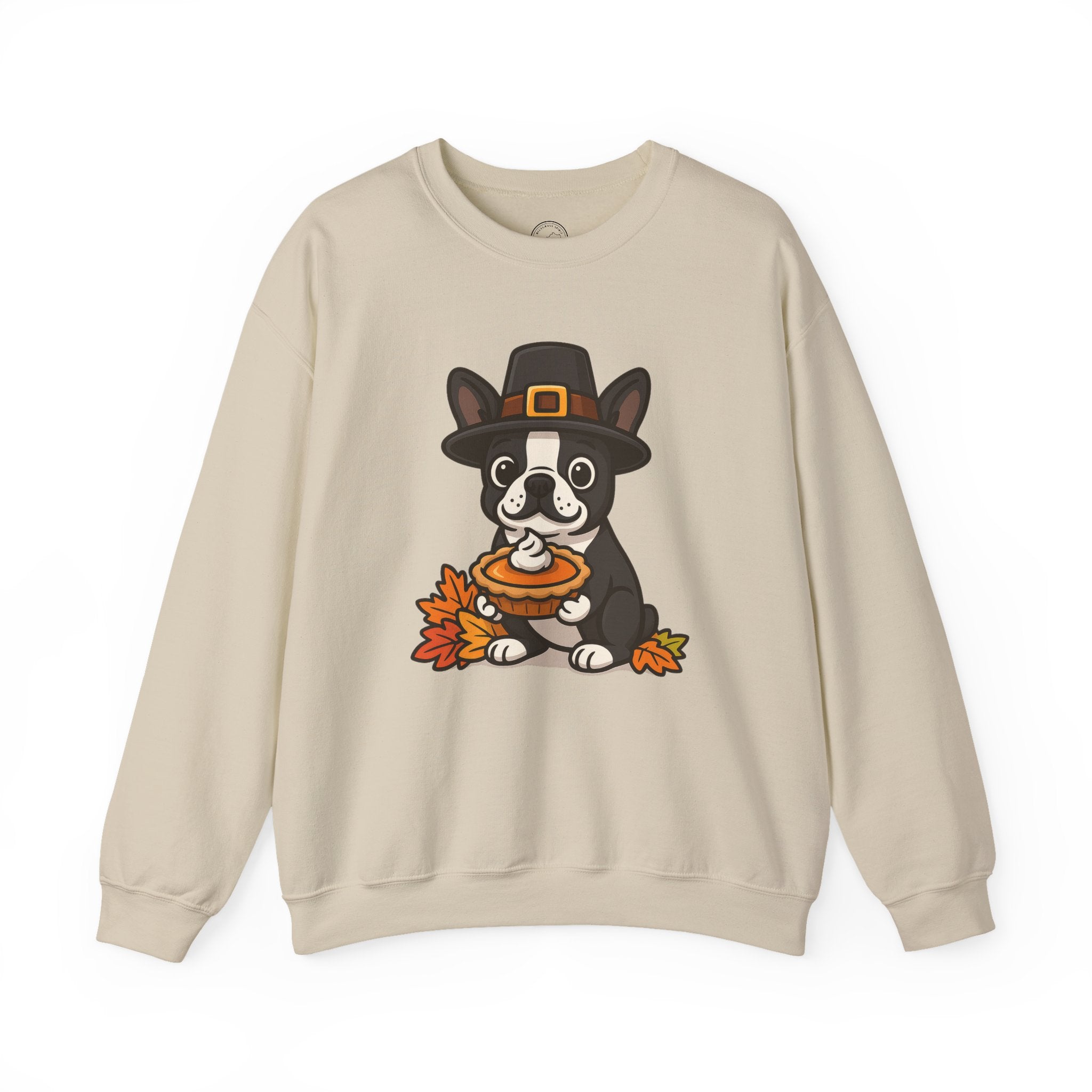 Boston Terrier Pilgrim Thanksgiving Sweatshirt