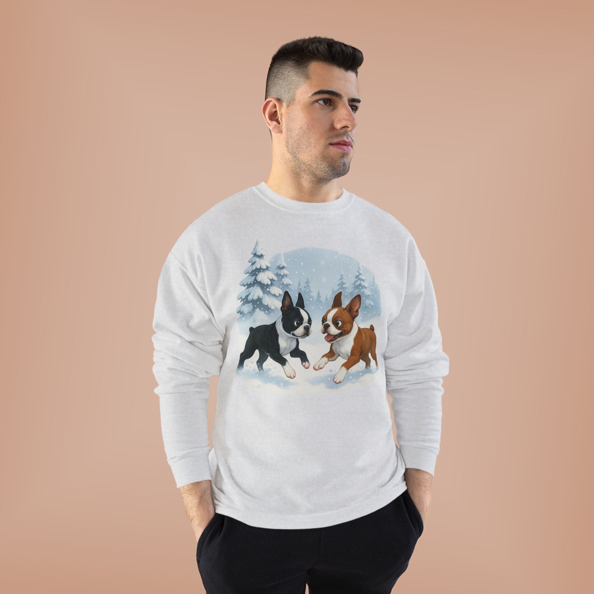 Boston Terriers Winter Wonderland Sweatshirt