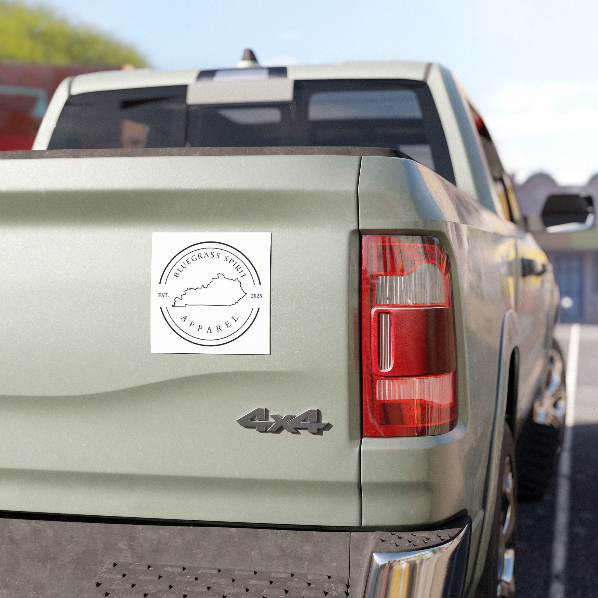 Bluegrass Spirit Apparel Logo Car Magnet – Kentucky Pride, Est. 2025