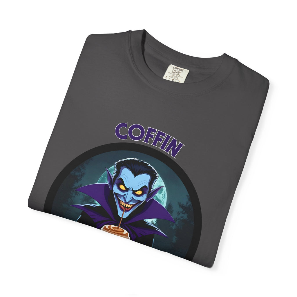 Coffin Break T-shirt (Even vampires need caffeine)