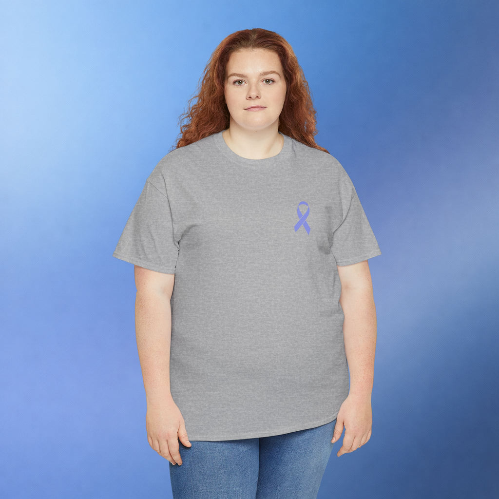 Esophageal Cancer Awareness T-Shirt | This Is What Strength Looks Like Butterfly Ribbon Tee