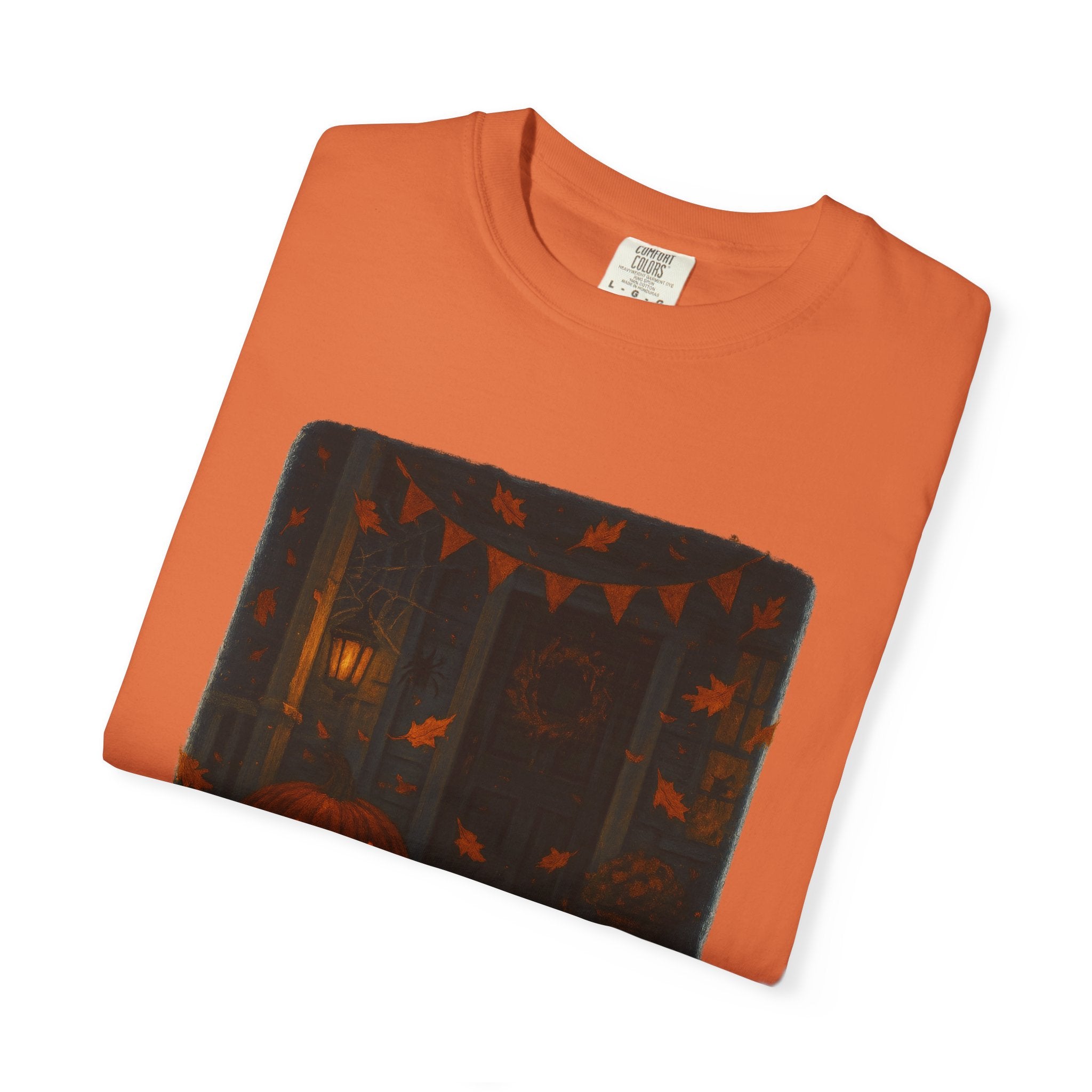 Vintage Glowing Jack-O’-Lantern Porch Halloween Tee