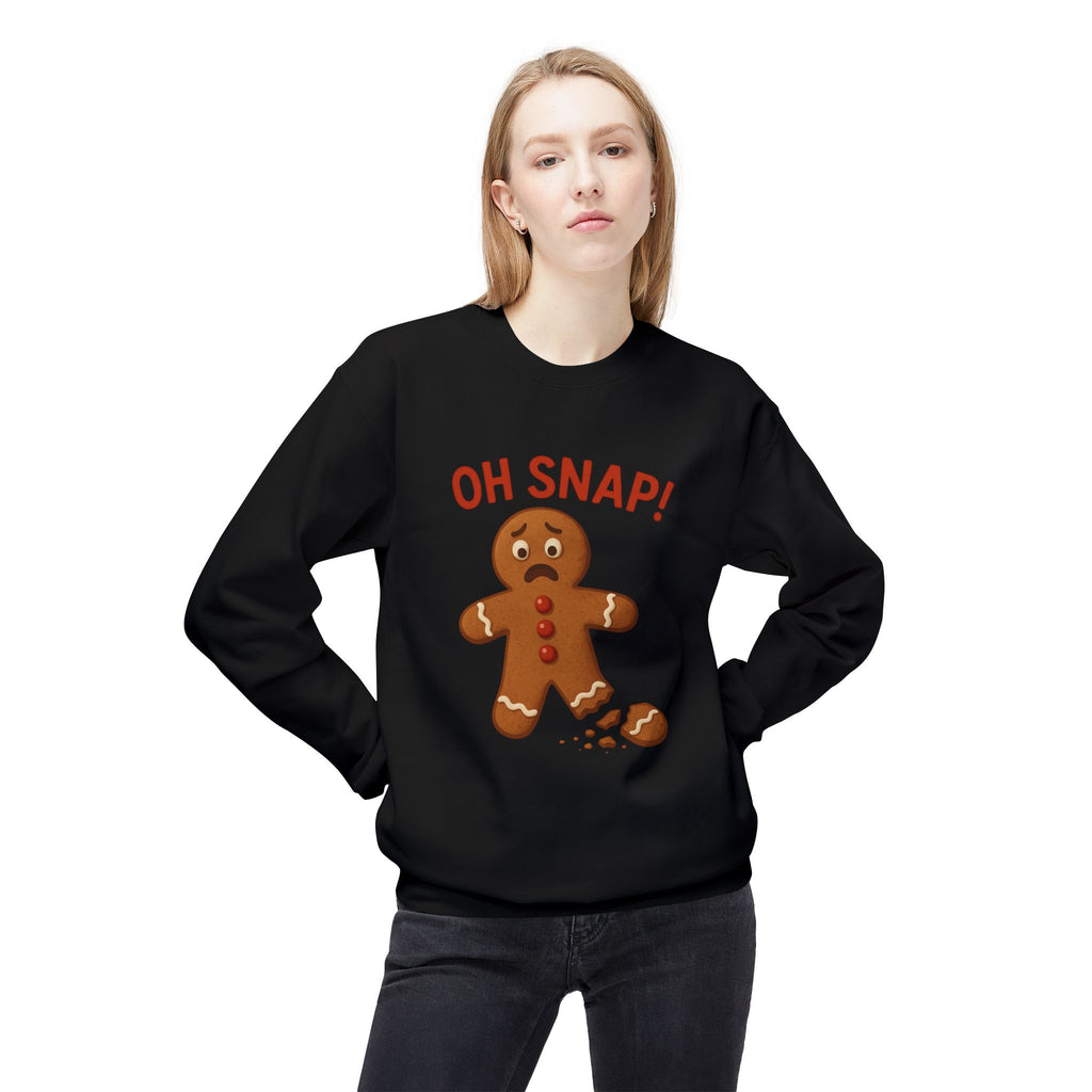 Oh Snap! Funny Gingerbread Christmas Sweatshirt