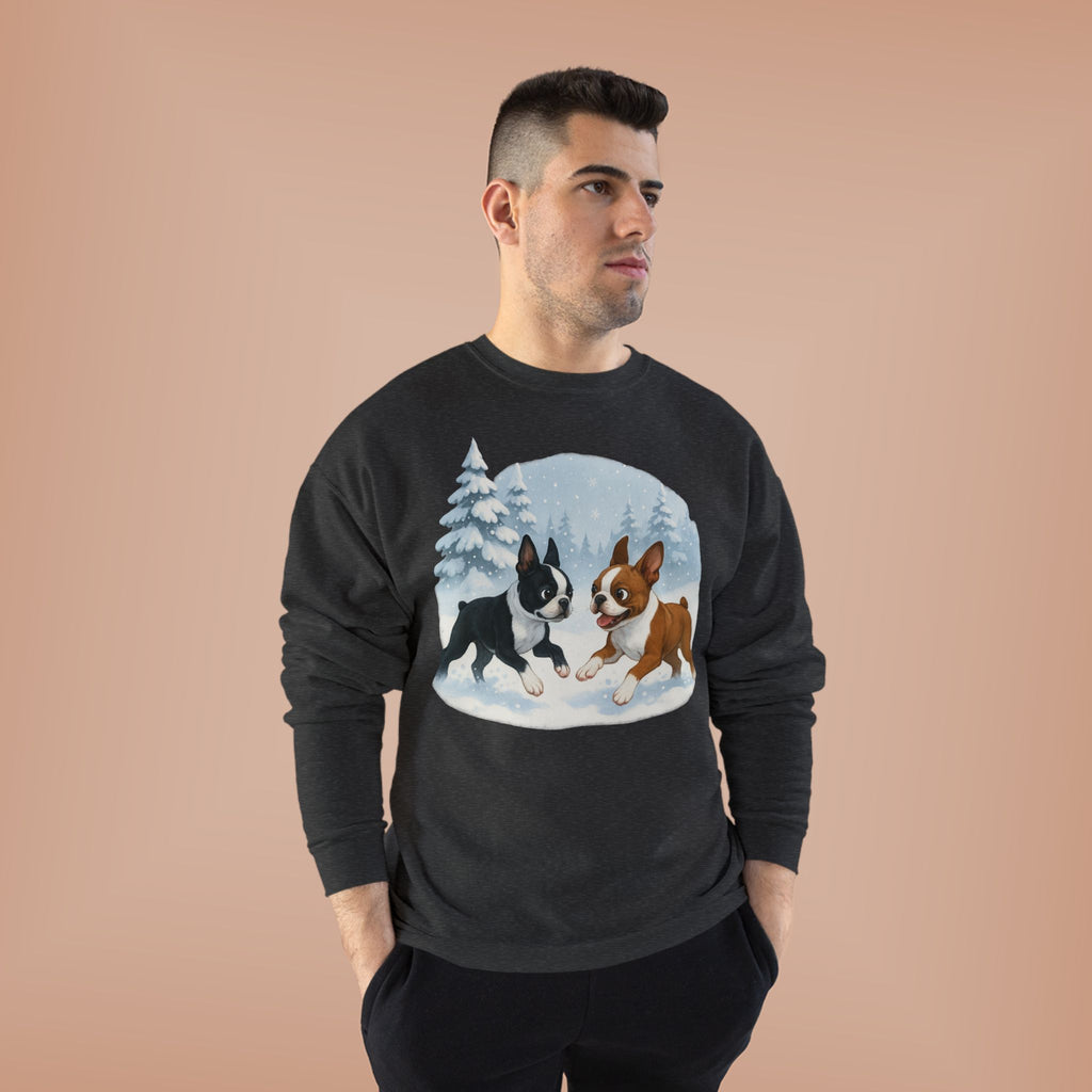 Boston Terriers Winter Wonderland Sweatshirt