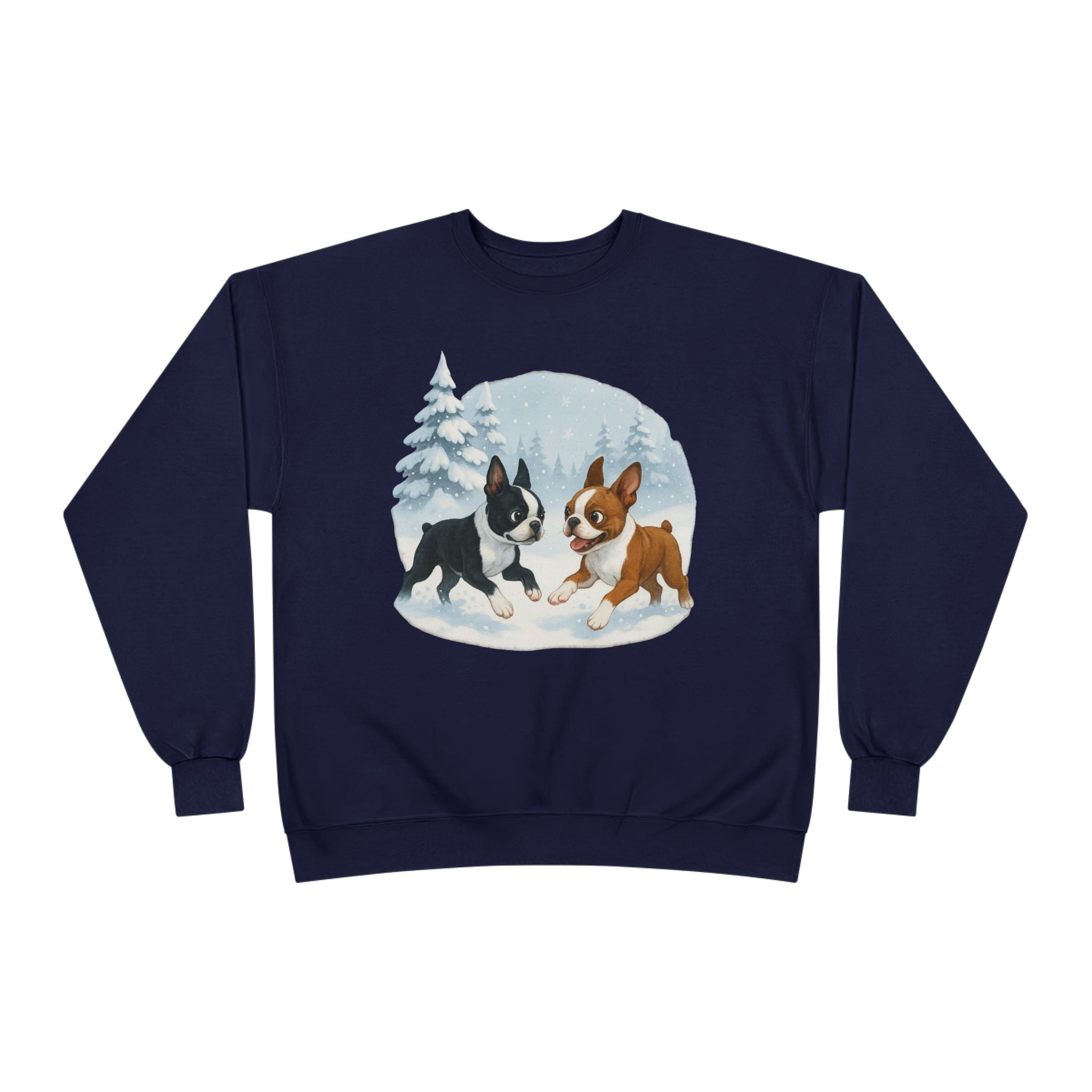 Boston Terriers Winter Wonderland Sweatshirt
