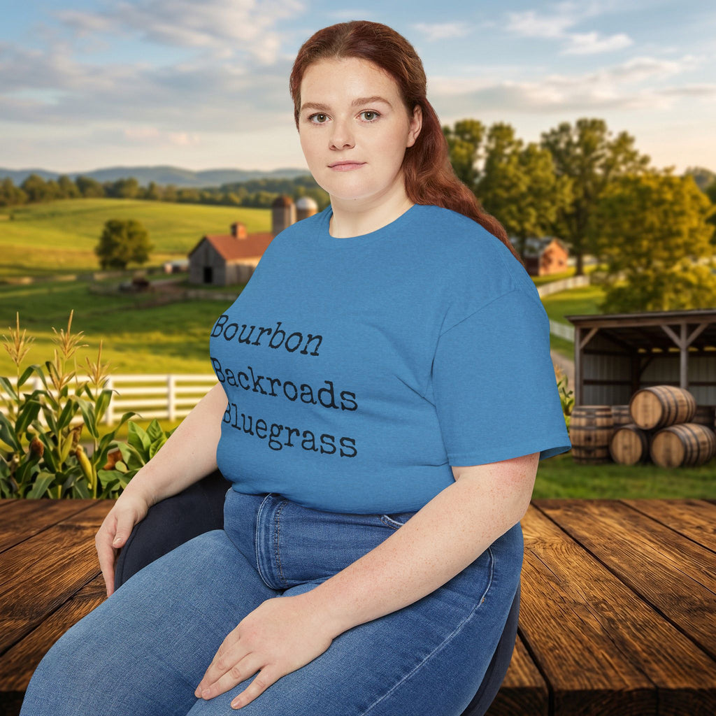 Bourbon Backroads Bluegrass Kentucky T-Shirt | Southern Comfort Graphic Tee