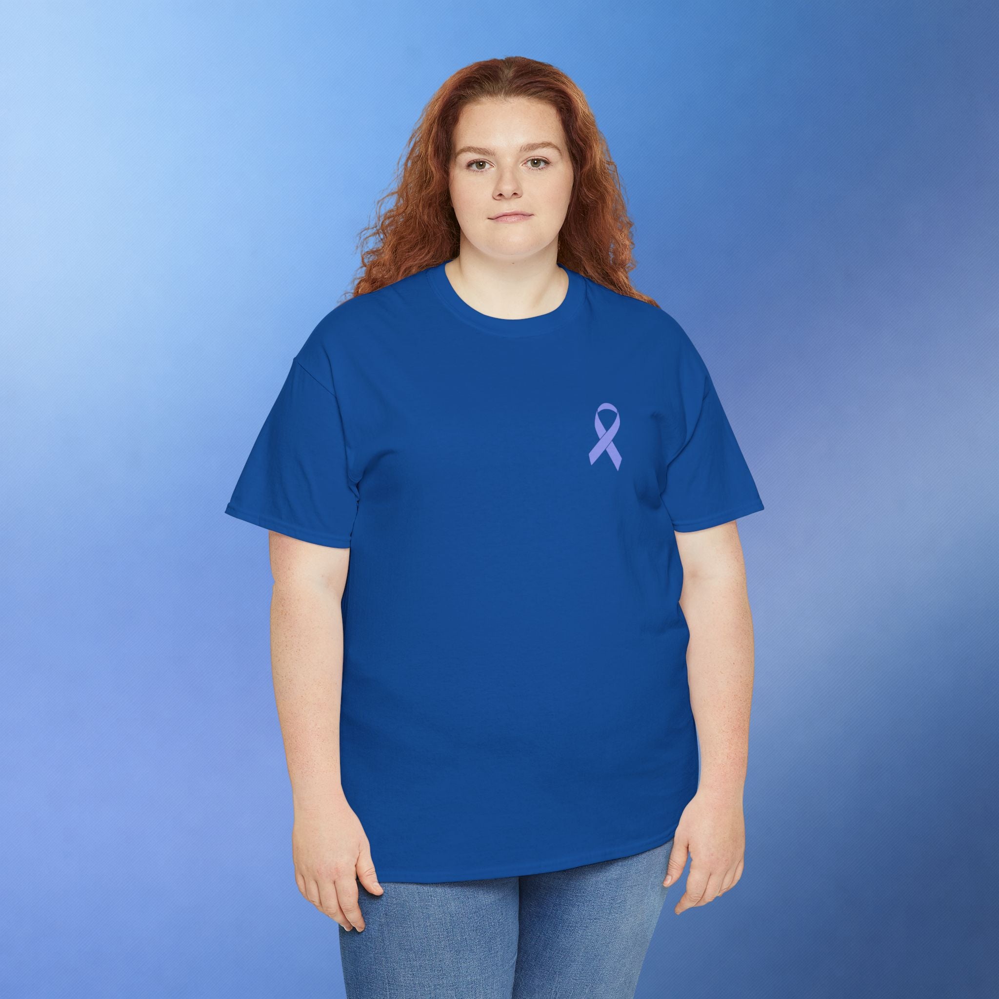 Esophageal Cancer Awareness T-Shirt | This Is What Strength Looks Like Butterfly Ribbon Tee