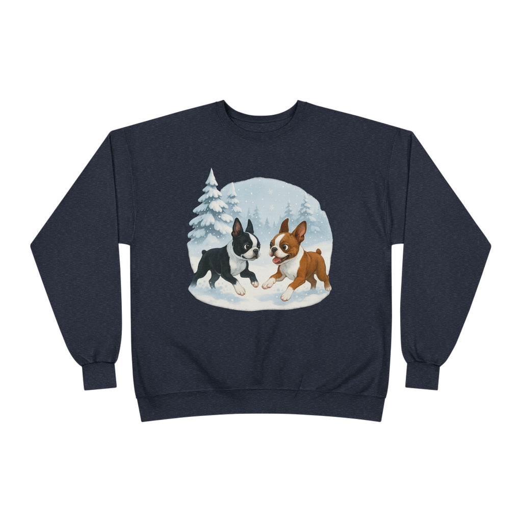 Boston Terriers Winter Wonderland Sweatshirt