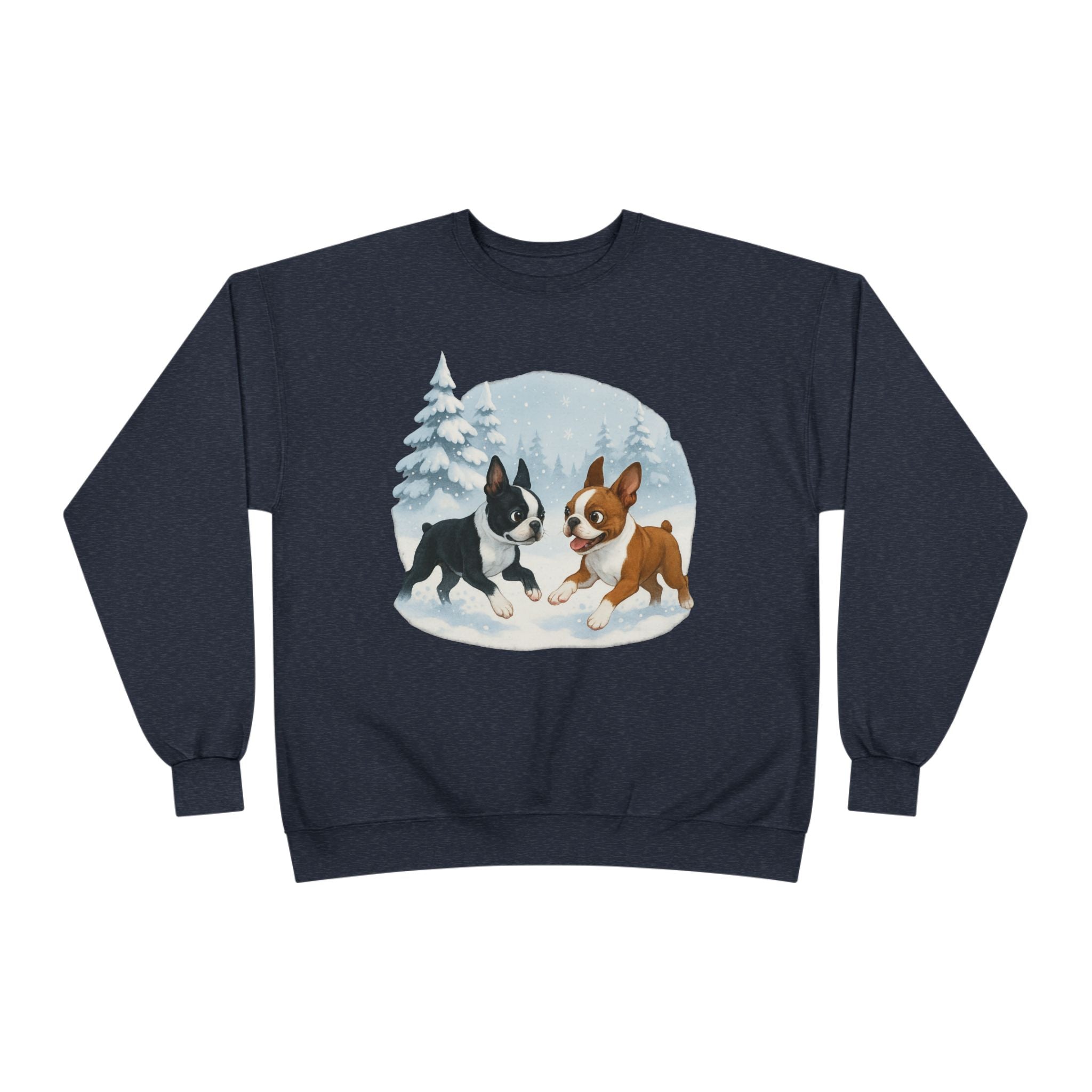 Boston Terriers Winter Wonderland Sweatshirt