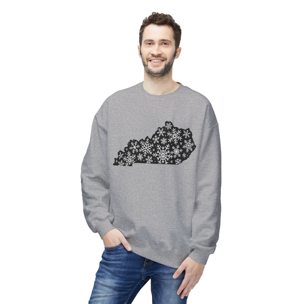 Snowflakes Over Kentucky Winter Sweatshirt