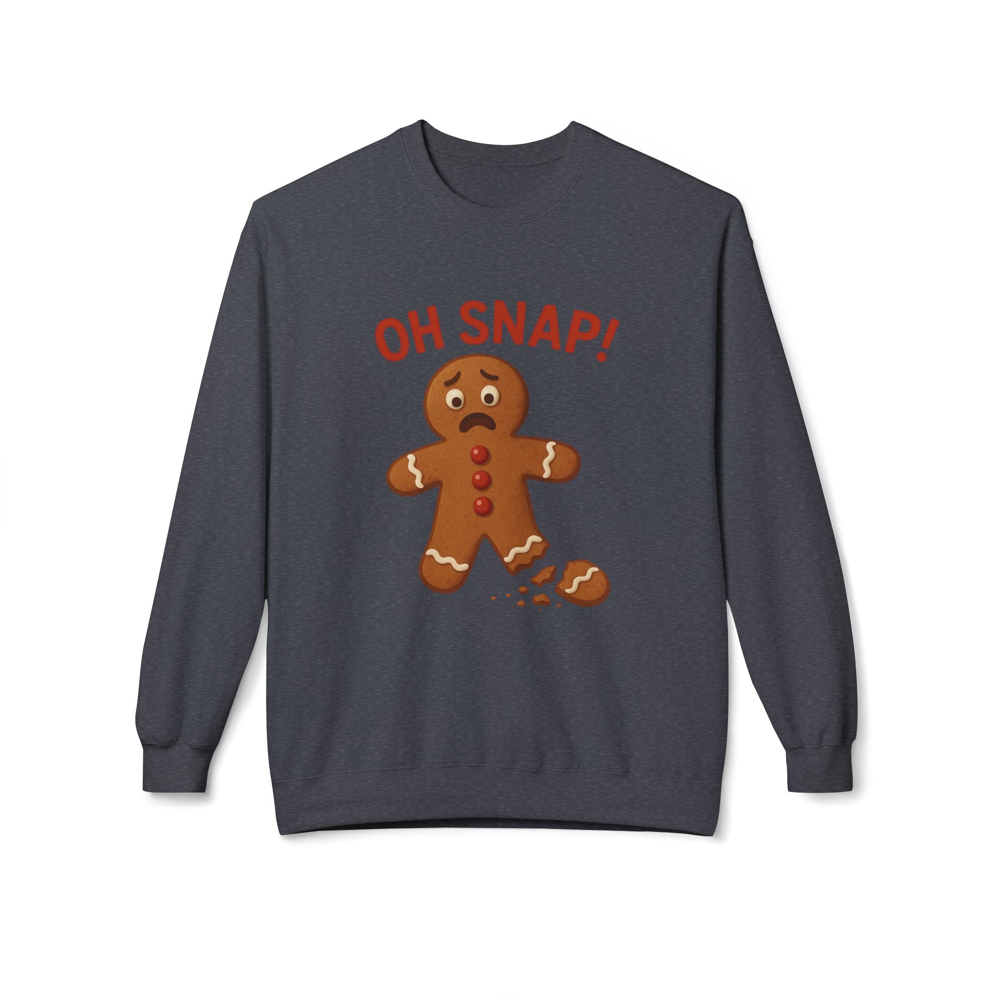Oh Snap! Funny Gingerbread Christmas Sweatshirt
