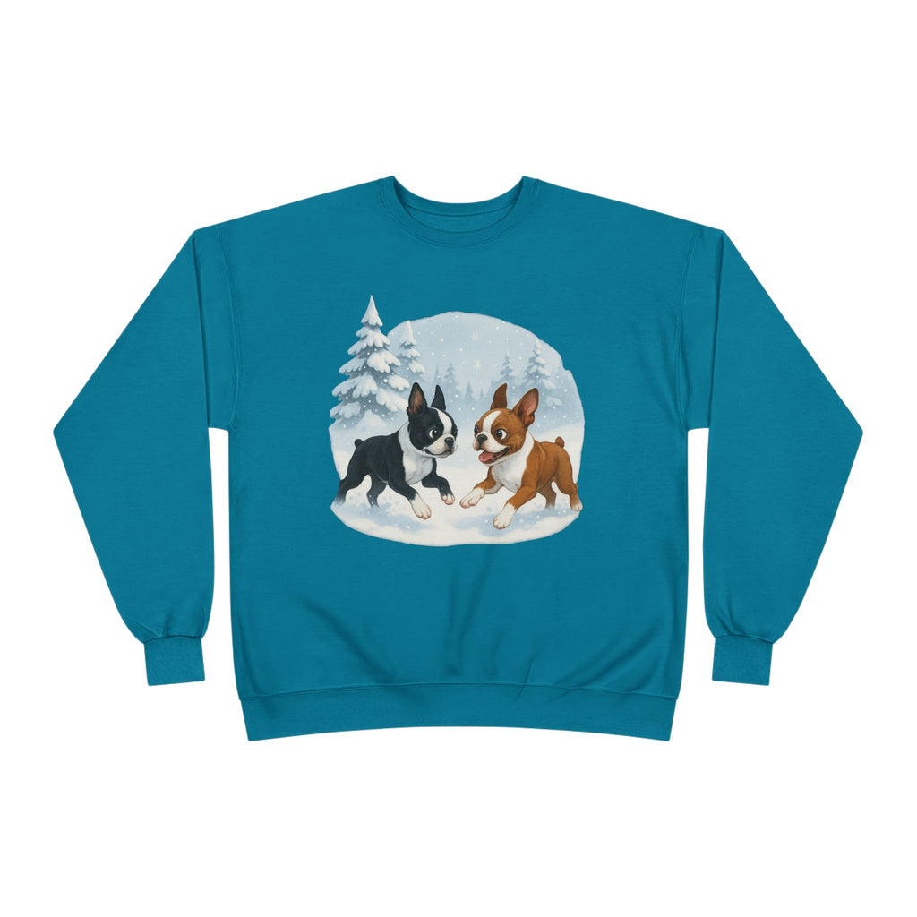 Boston Terriers Winter Wonderland Sweatshirt