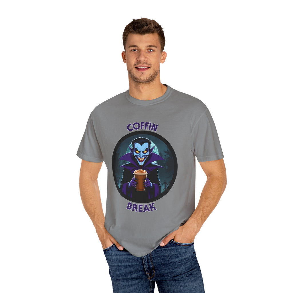 Coffin Break T-shirt (Even vampires need caffeine)
