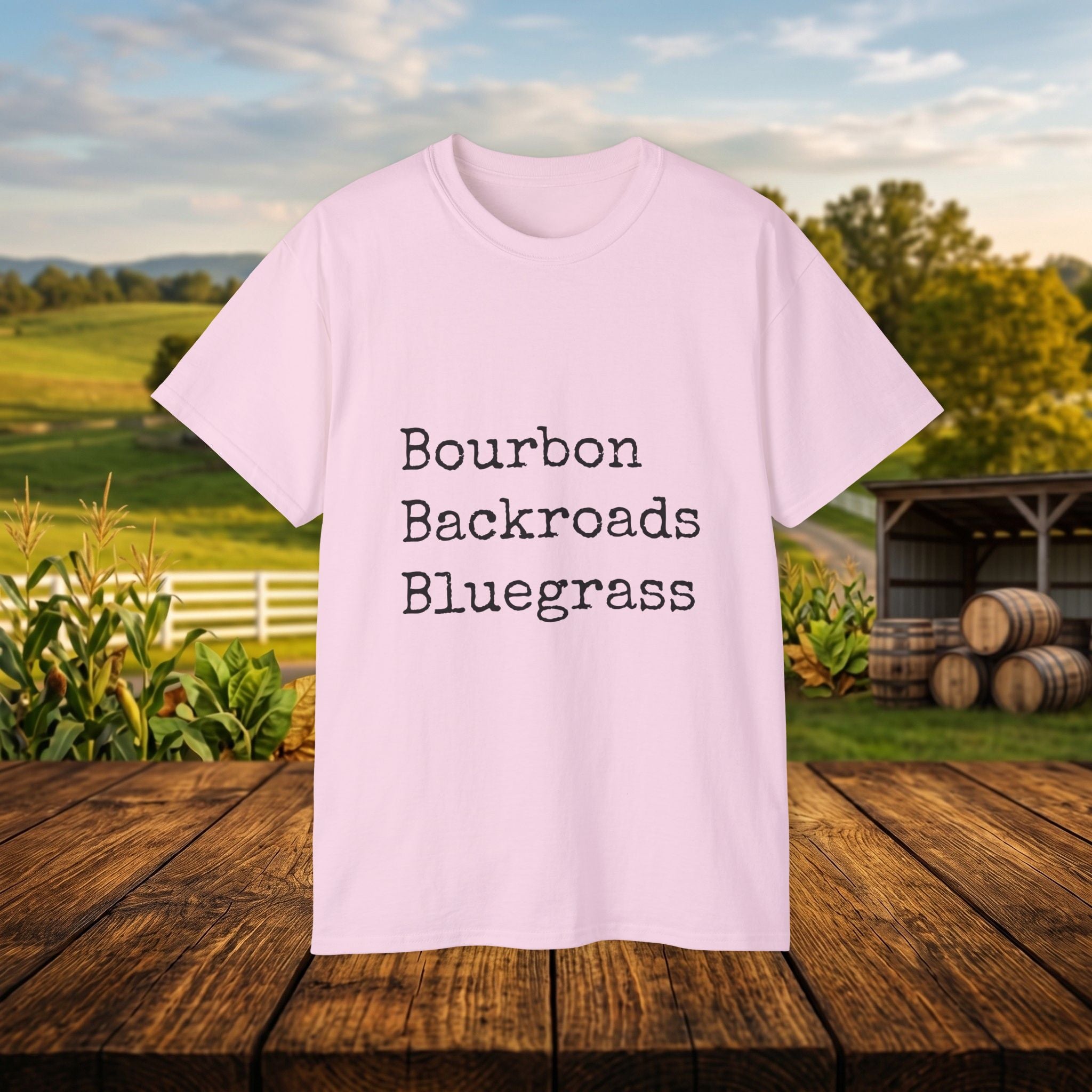 Bourbon Backroads Bluegrass Kentucky T-Shirt | Southern Comfort Graphic Tee