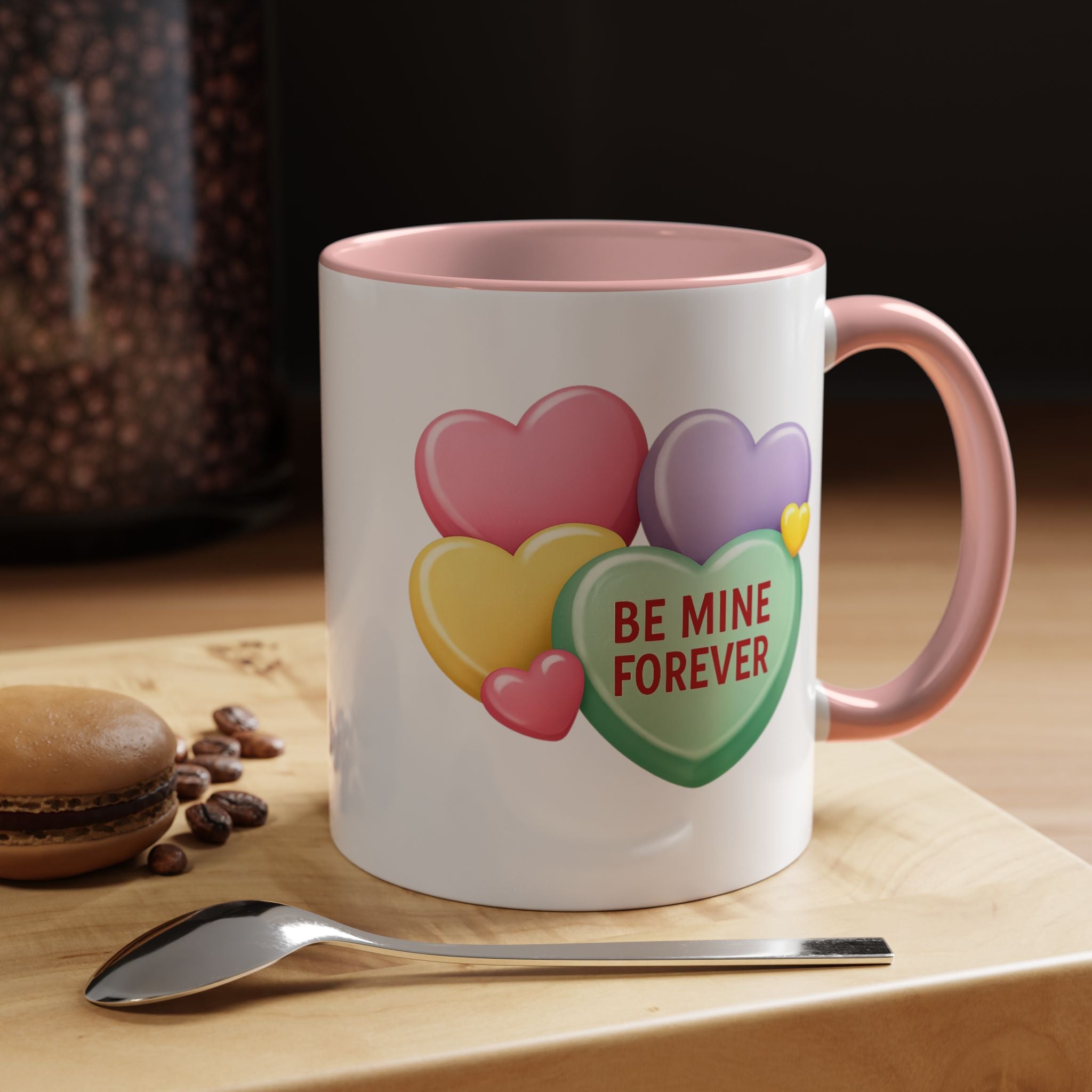 Be Mine Forever Valentine’s Day Mug – Cute Candy Heart Coffee Cup | Romantic Gift for Him or Her