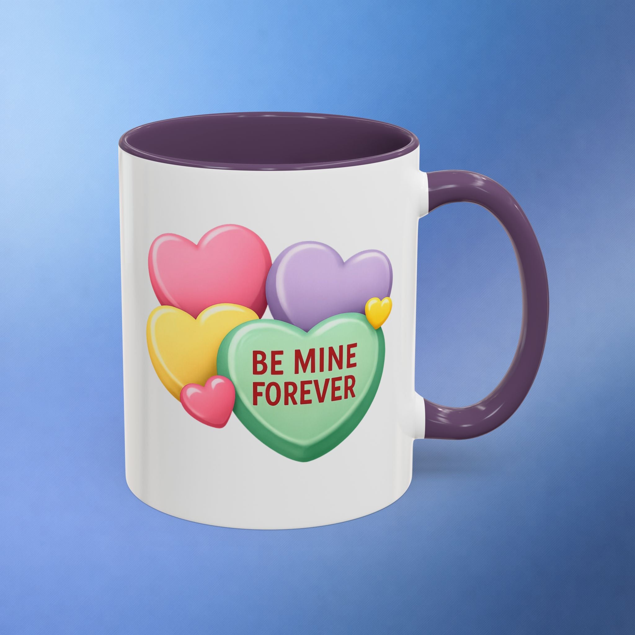 Be Mine Forever Valentine’s Day Mug – Cute Candy Heart Coffee Cup | Romantic Gift for Him or Her
