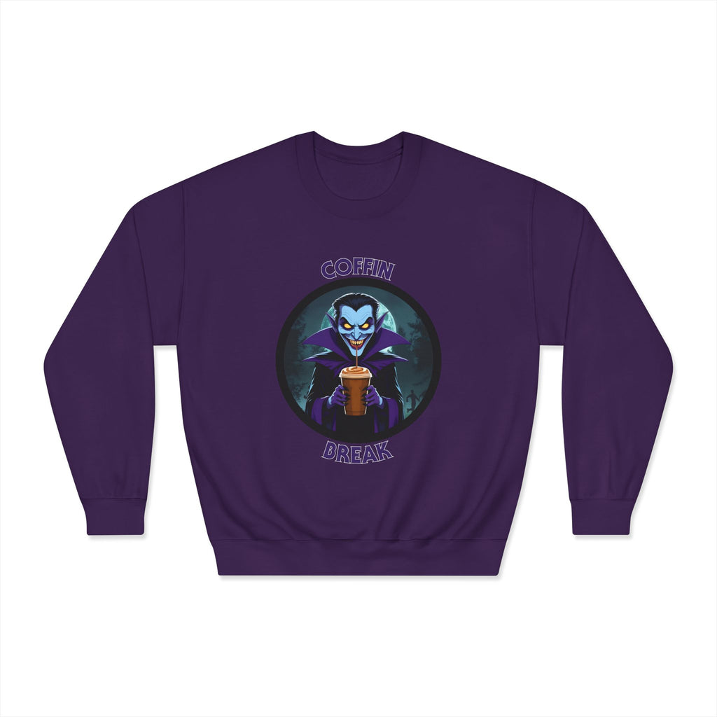 Coffin Break Halloween Sweatshirt (Unisex)