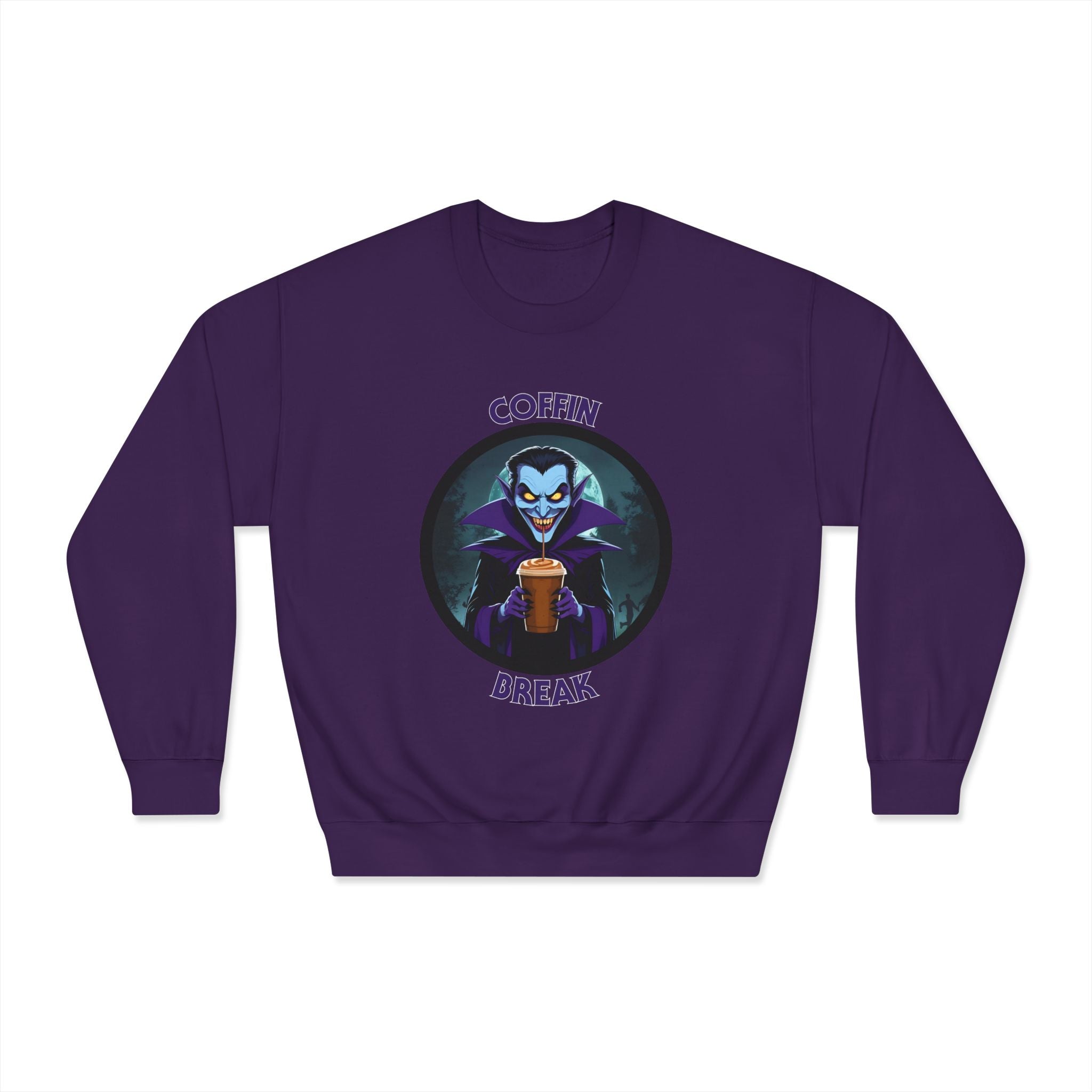 Coffin Break Halloween Sweatshirt (Unisex)