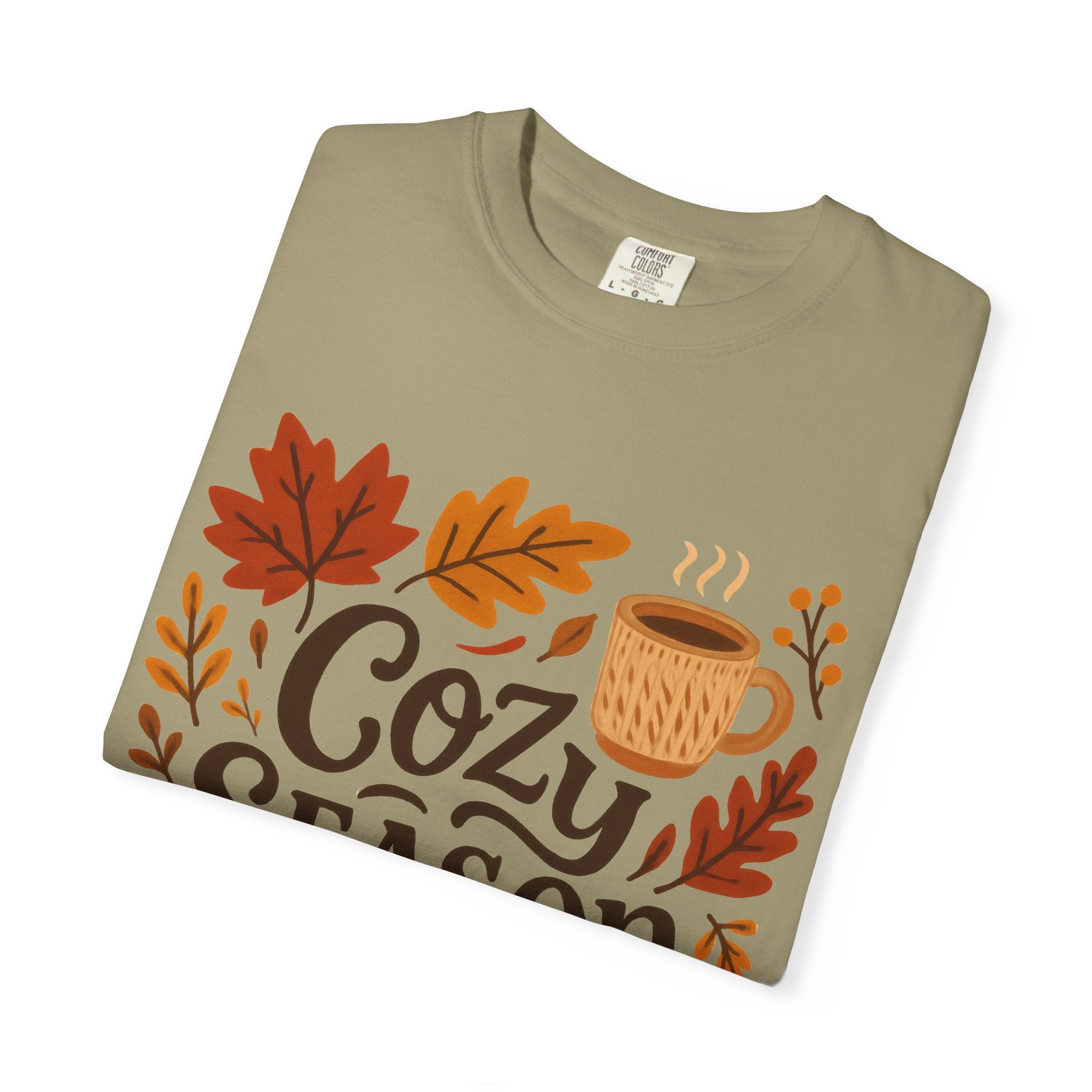 Cozy Season Unisex T-shirt, Fall Fashion Tee, Autumn Apparel, Gift for Him/Her, Pumpkin Spice Shirt, Relaxing Vibes