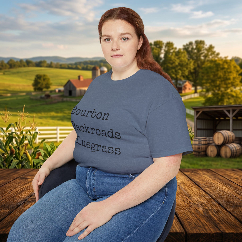 Bourbon Backroads Bluegrass Kentucky T-Shirt | Southern Comfort Graphic Tee