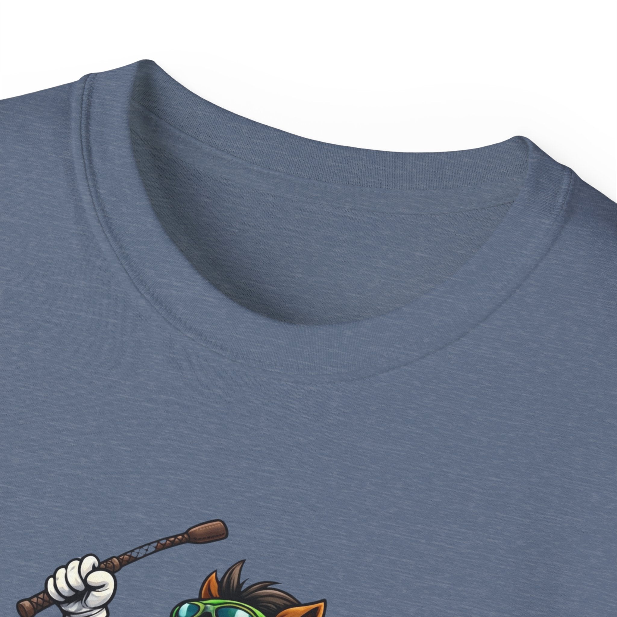 Funny Derby Horse & Jockey T-Shirt | Playful Horse Racing Graphic Tee