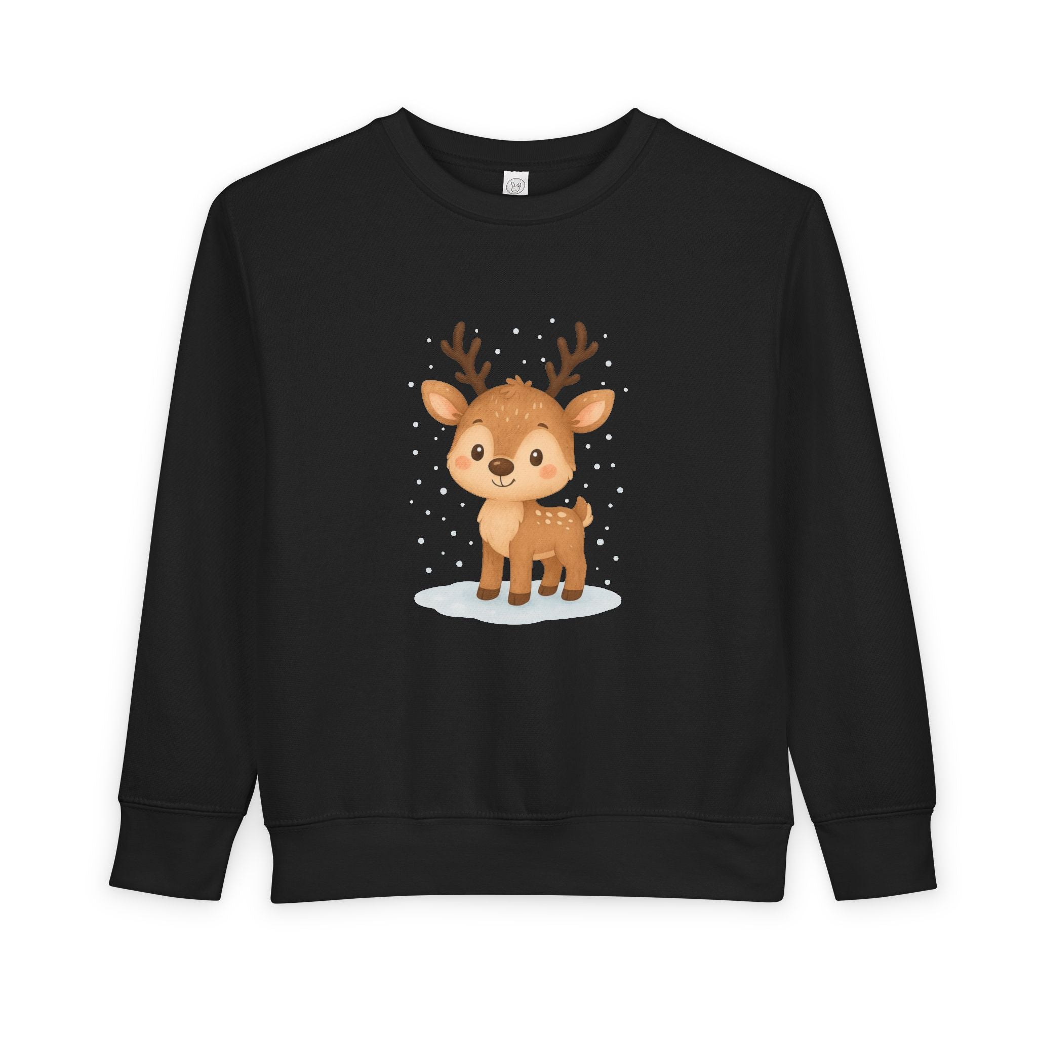 Cute Reindeer Toddler Christmas Sweatshirt – Cozy Holiday Pullover for Kids