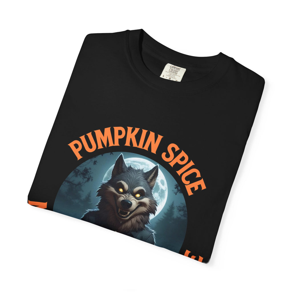 Pumpkin Spice Werewolf Halloween Shirt – Fall Coffee Lovers Tee