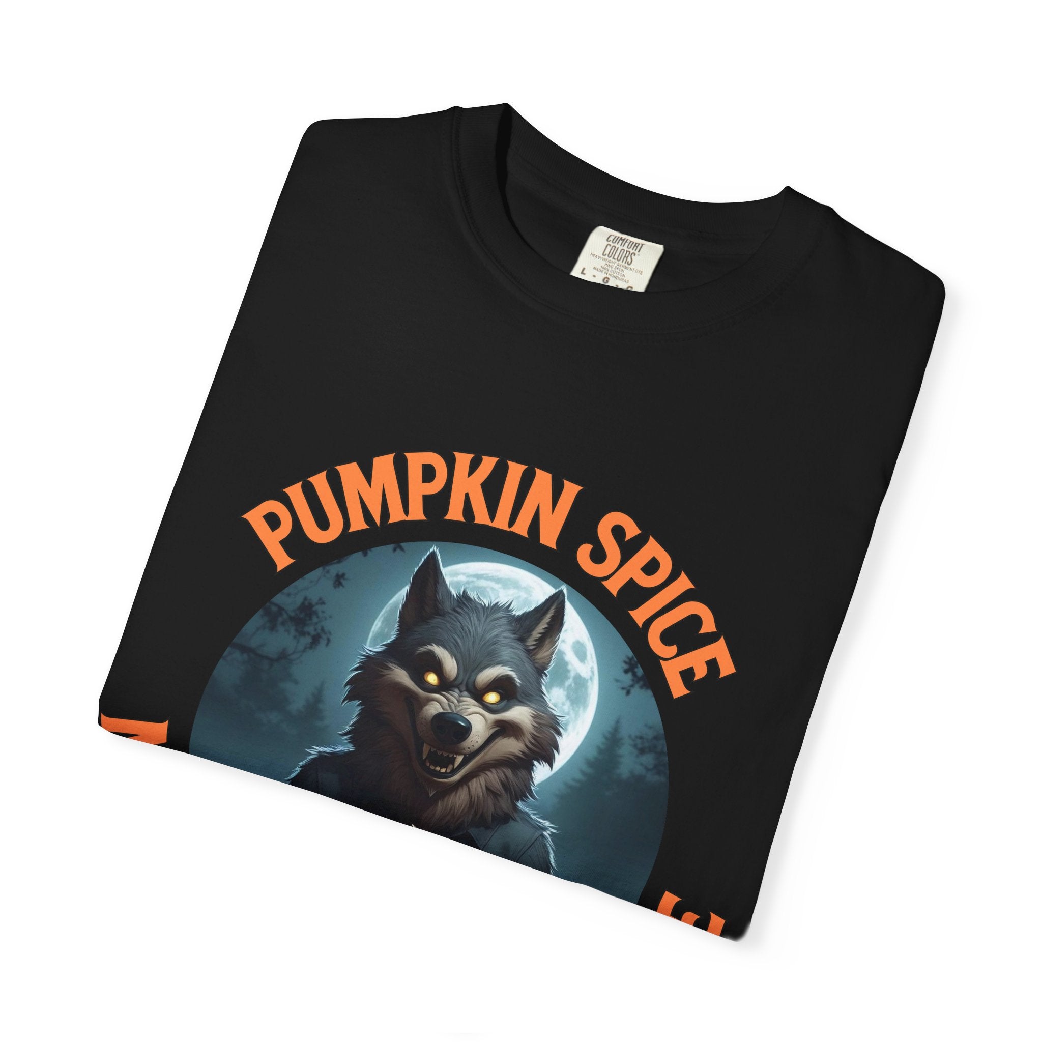 Pumpkin Spice Werewolf Halloween Shirt – Fall Coffee Lovers Tee