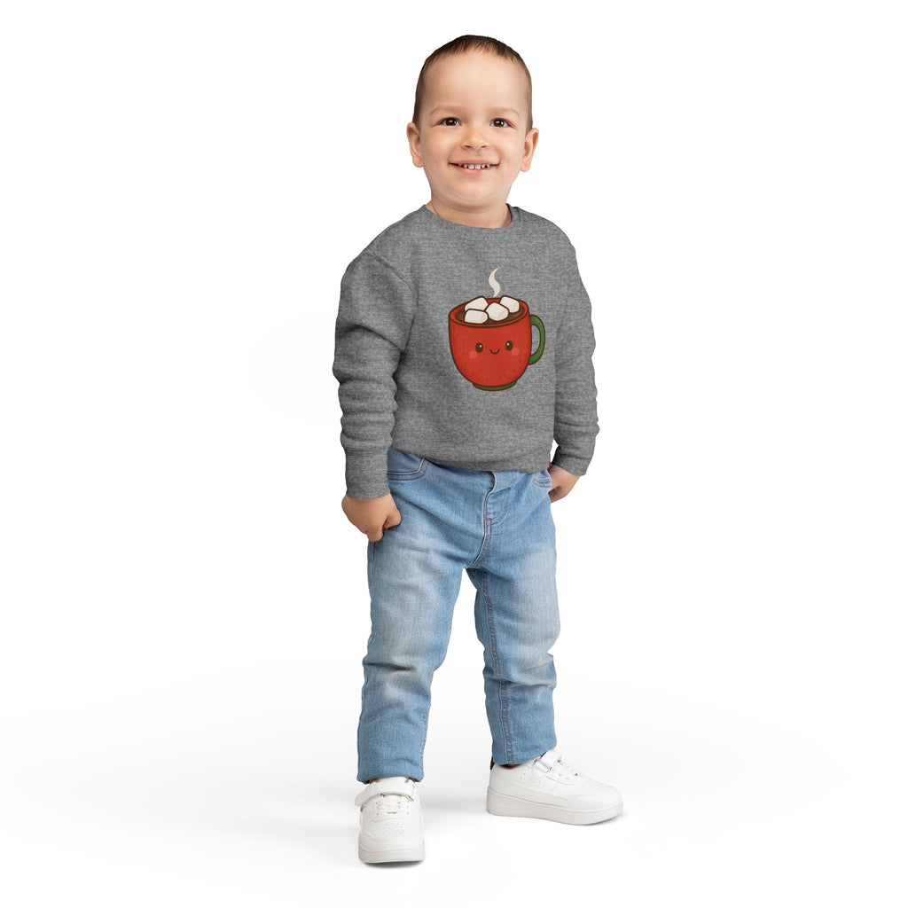 🎄 Cuddly Cocoa – Adorable Christmas Toddler Sweatshirt
