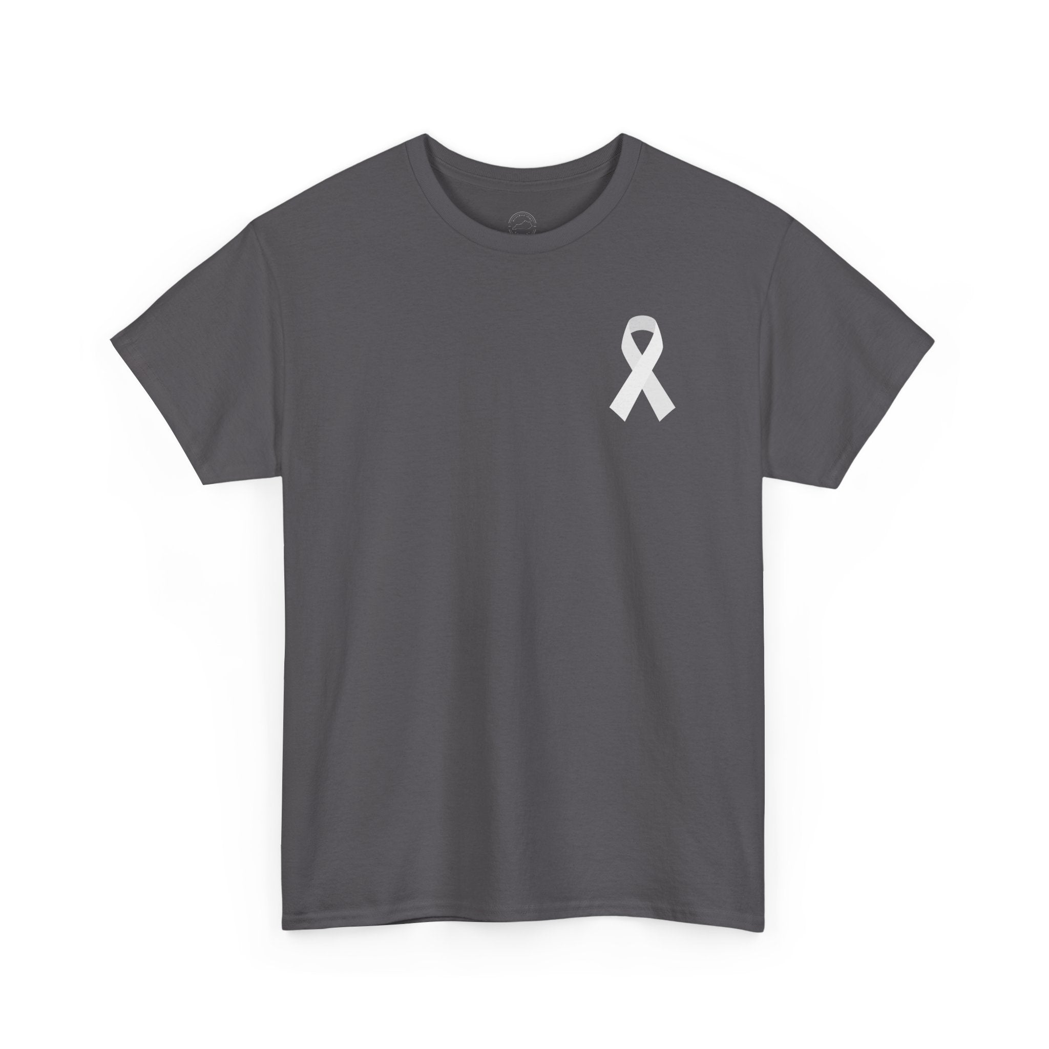 Breathe Hope – White Flower Lung Cancer Awareness T-Shirt