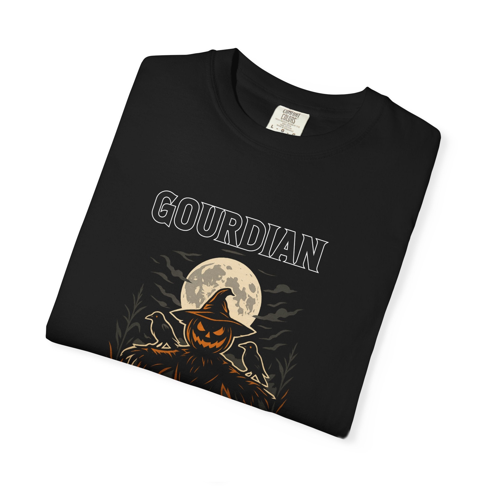 Gourdian Of Night (Spooky Graphic Unisex T-Shirt for Halloween)