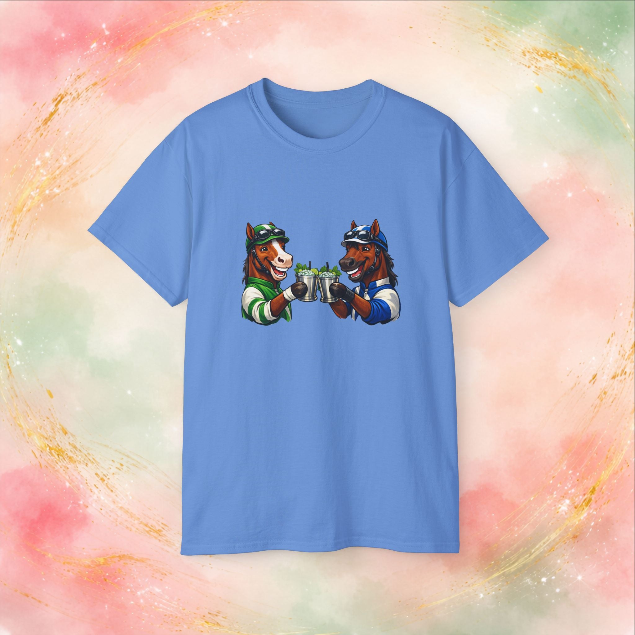 Derby Day Cheers: Funny Jockey Horses & Mint Juleps T-Shirt