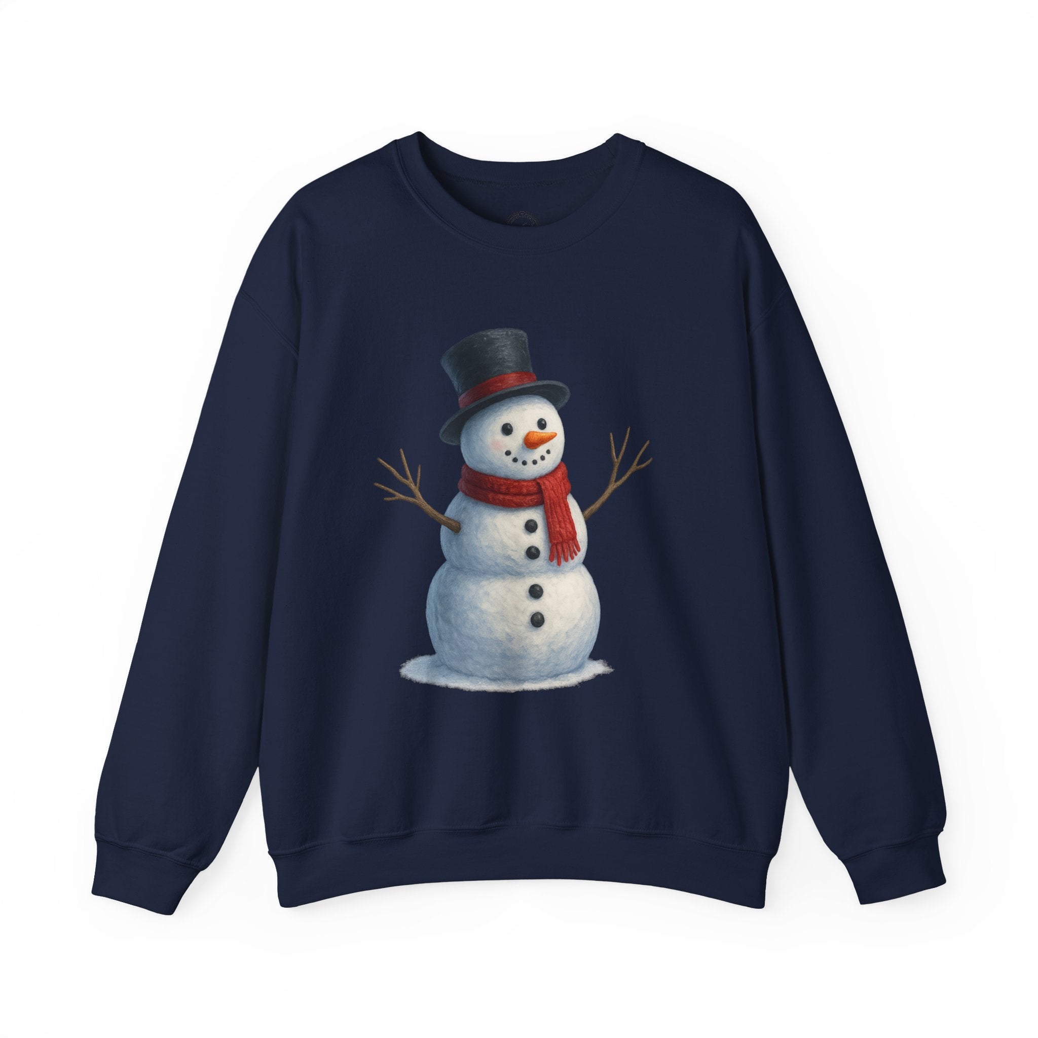 Classic Snowman Christmas Sweatshirt – Cozy Winter Holiday Pullover