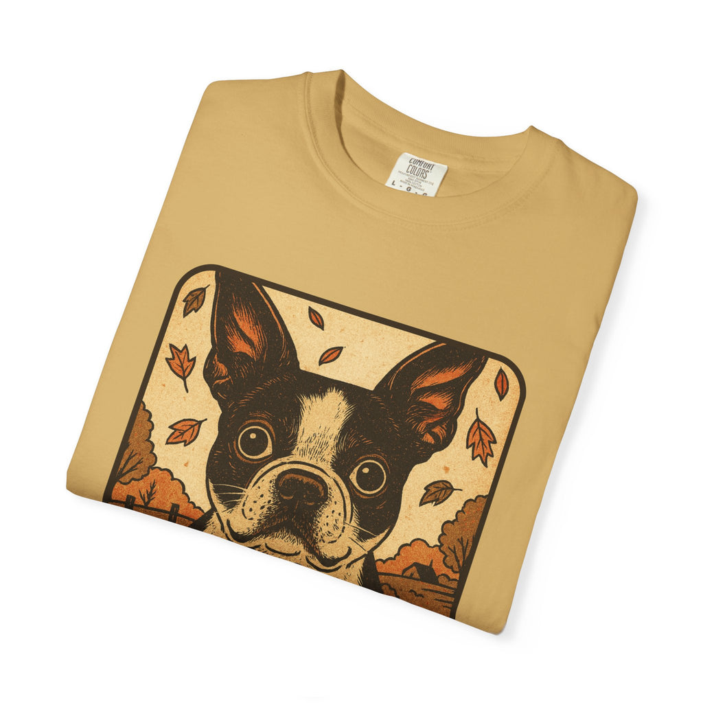 Boston Terrier Pumpkin Pals – Vintage Halloween Tee