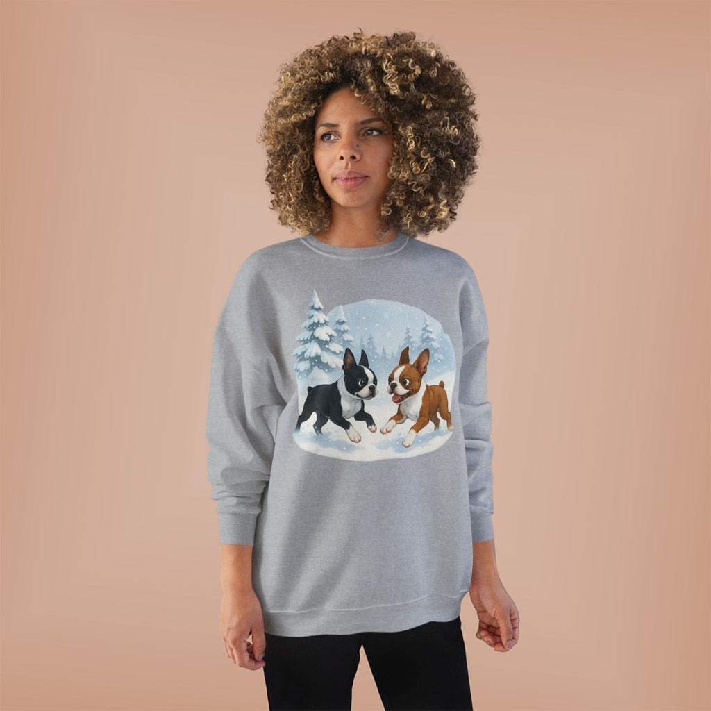 Boston Terriers Winter Wonderland Sweatshirt
