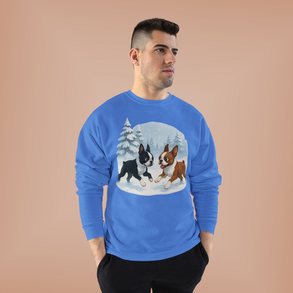 Boston Terriers Winter Wonderland Sweatshirt