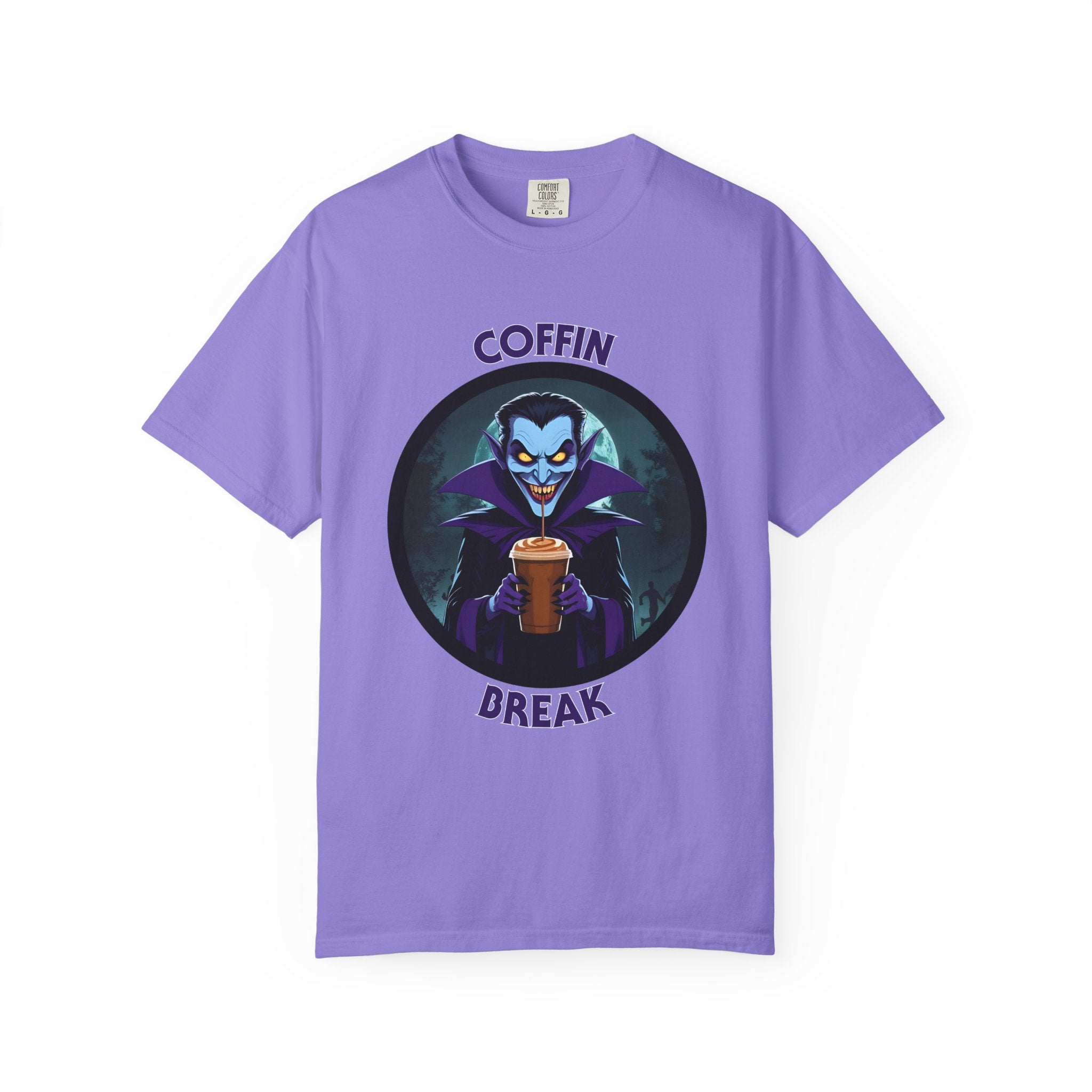 Coffin Break T-shirt (Even vampires need caffeine)