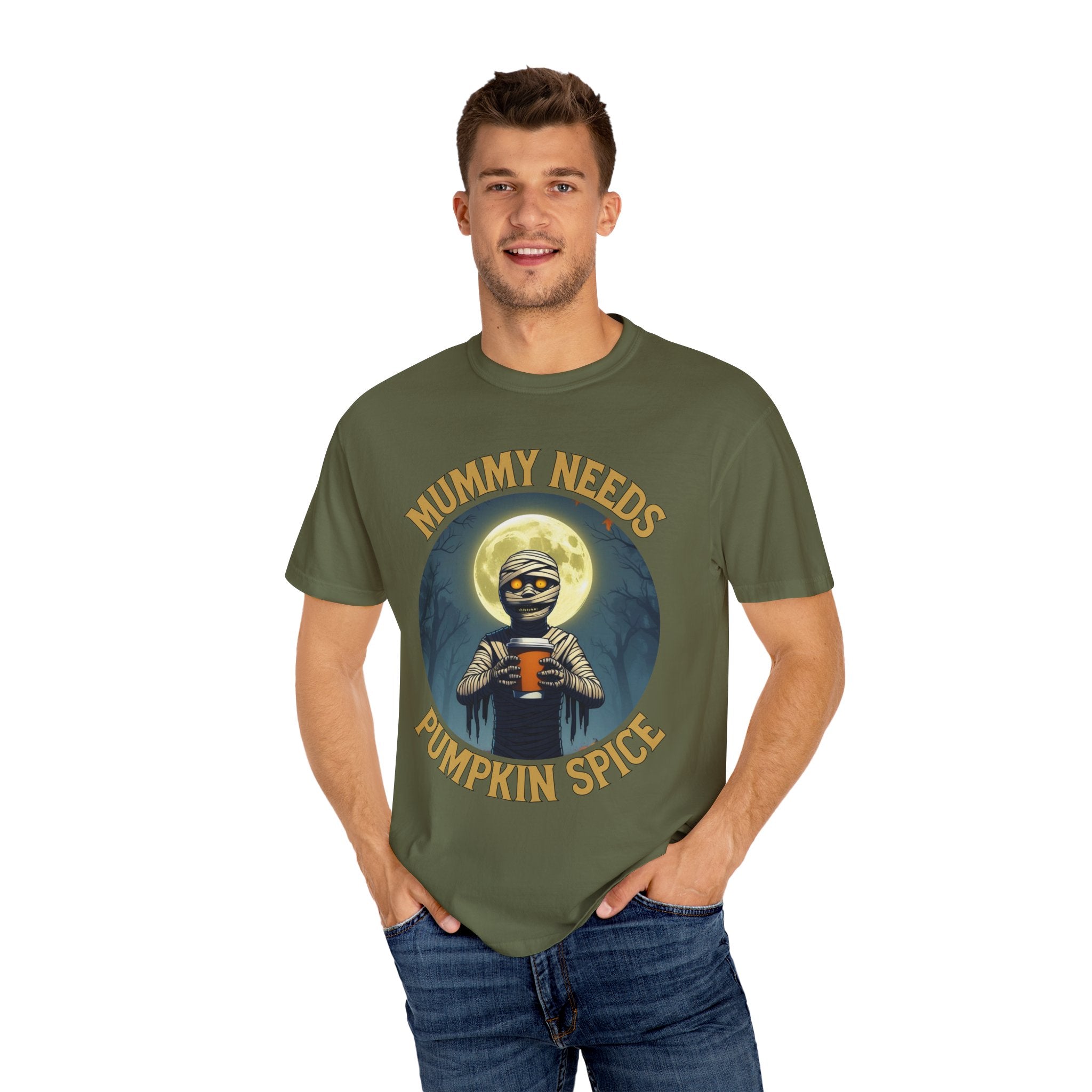Mummy Needs Pumpkin Spice Halloween T-Shirt