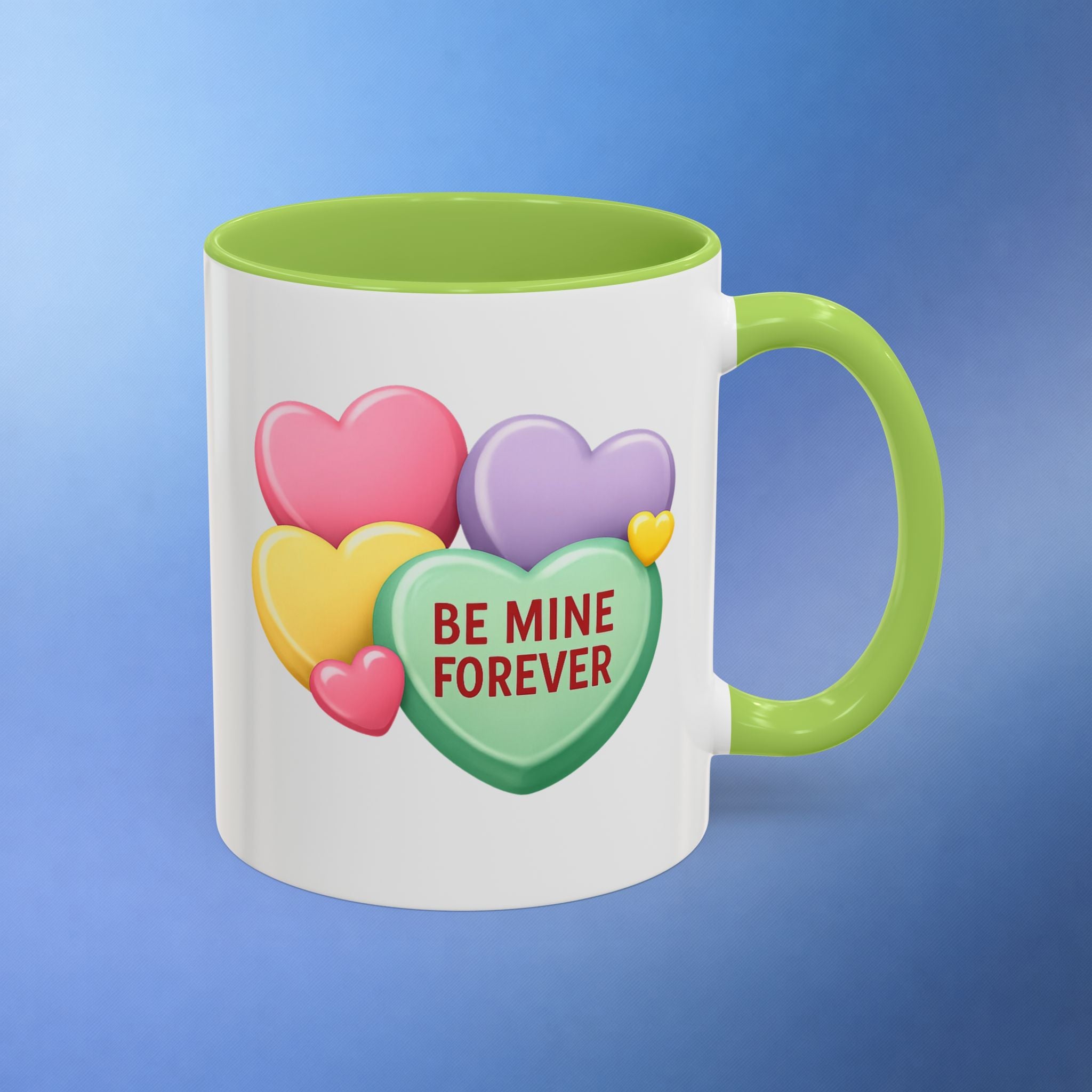 Be Mine Forever Valentine’s Day Mug – Cute Candy Heart Coffee Cup | Romantic Gift for Him or Her