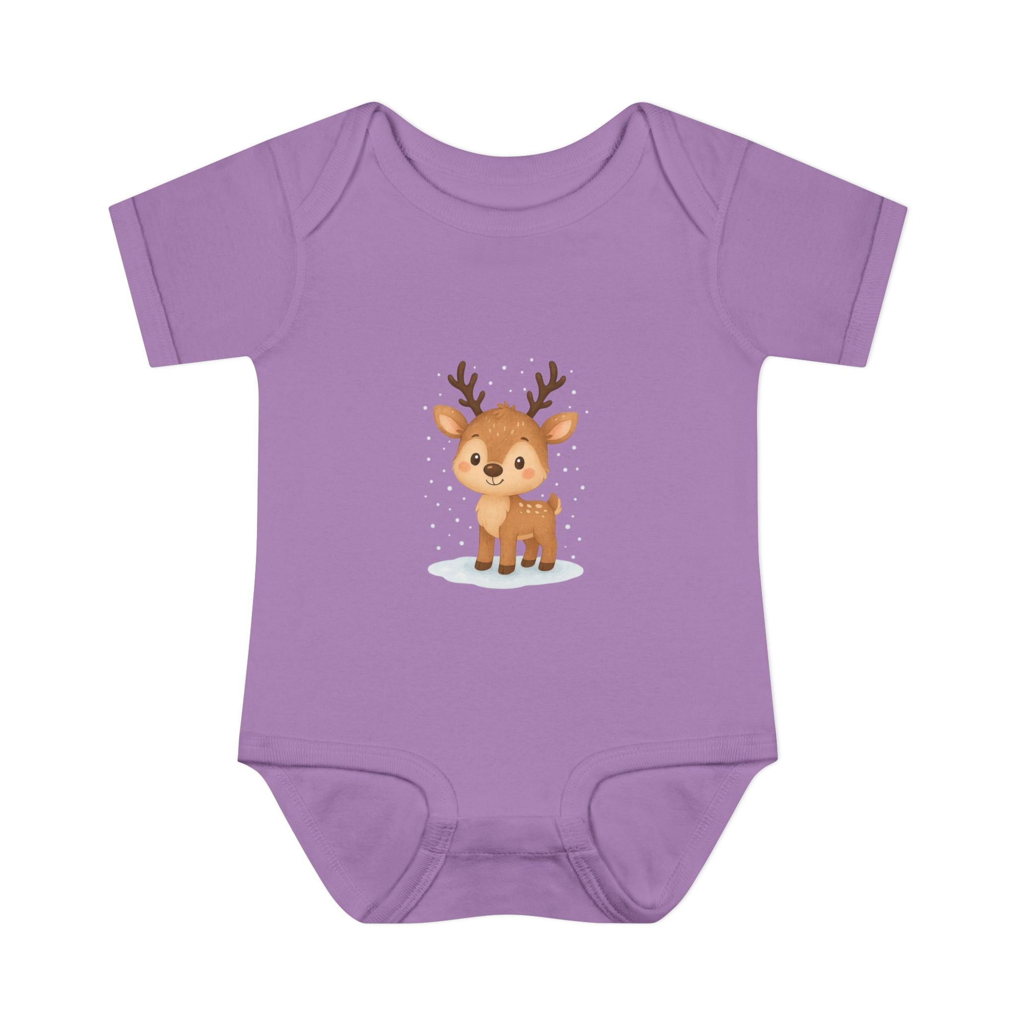 Cute Baby Reindeer Christmas Bodysuit – Holiday Infant One-Piece