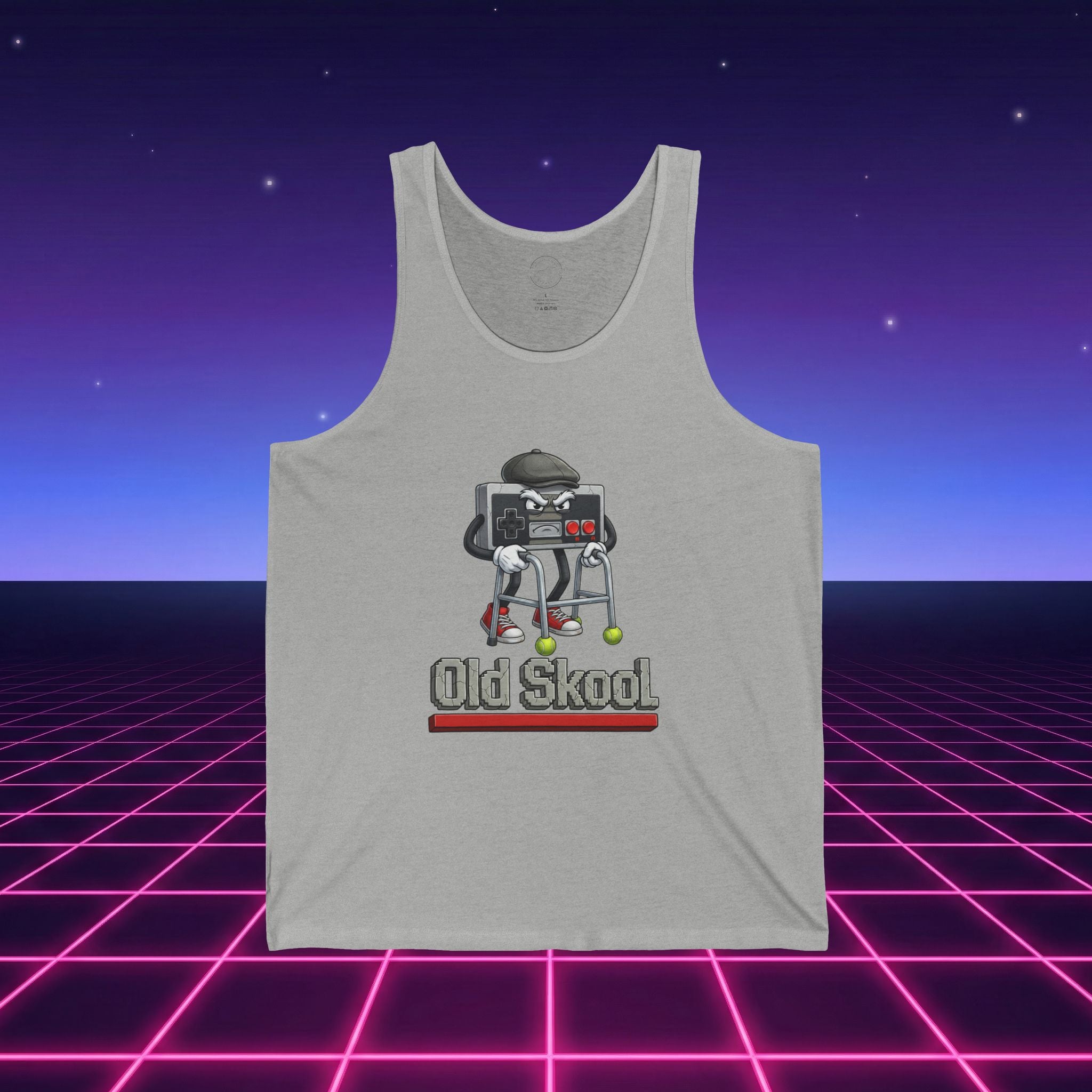Old Skool Retro Gaming Tank Top – Vintage Controller Gamer Graphic Tank