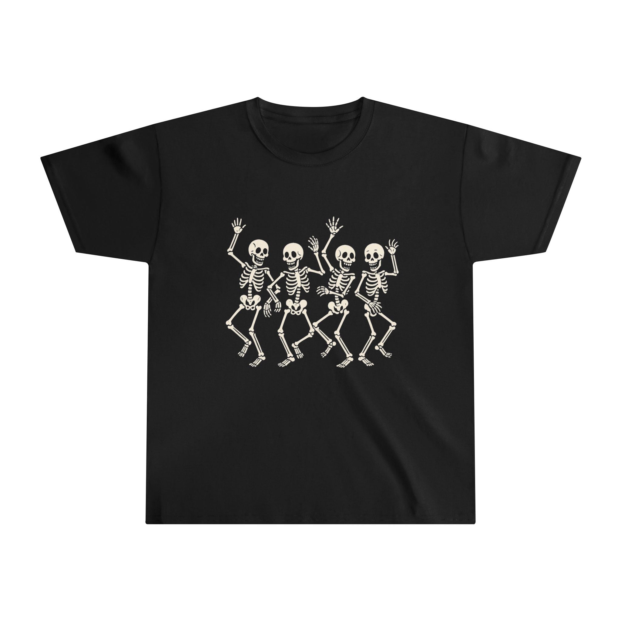 Kids Halloween Dancing Skeletons T-Shirt | Cute & Fun Spooky Shirt for Boys & Girls