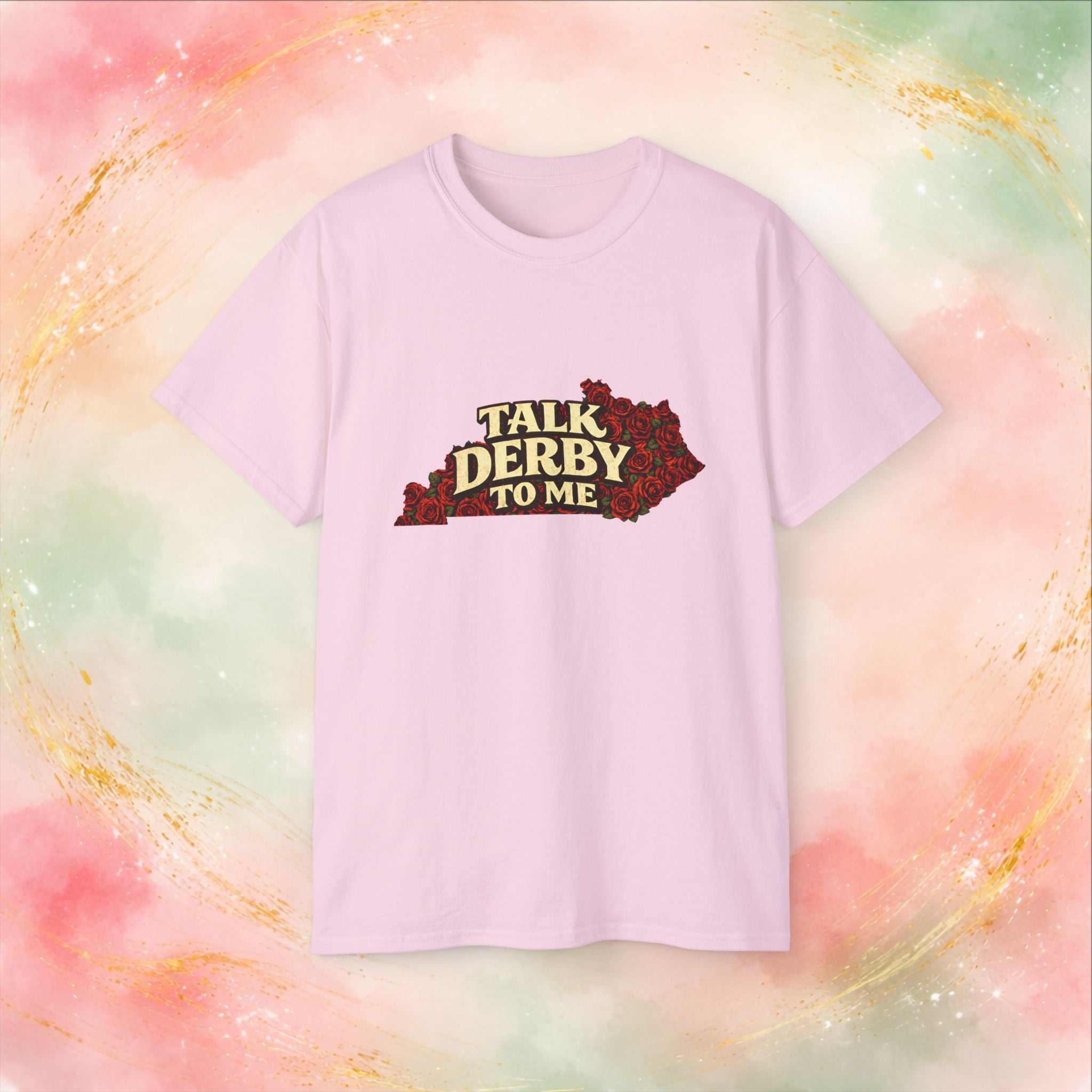 Talk Derby To Me T-Shirt | Kentucky Derby Roses Graphic Tee