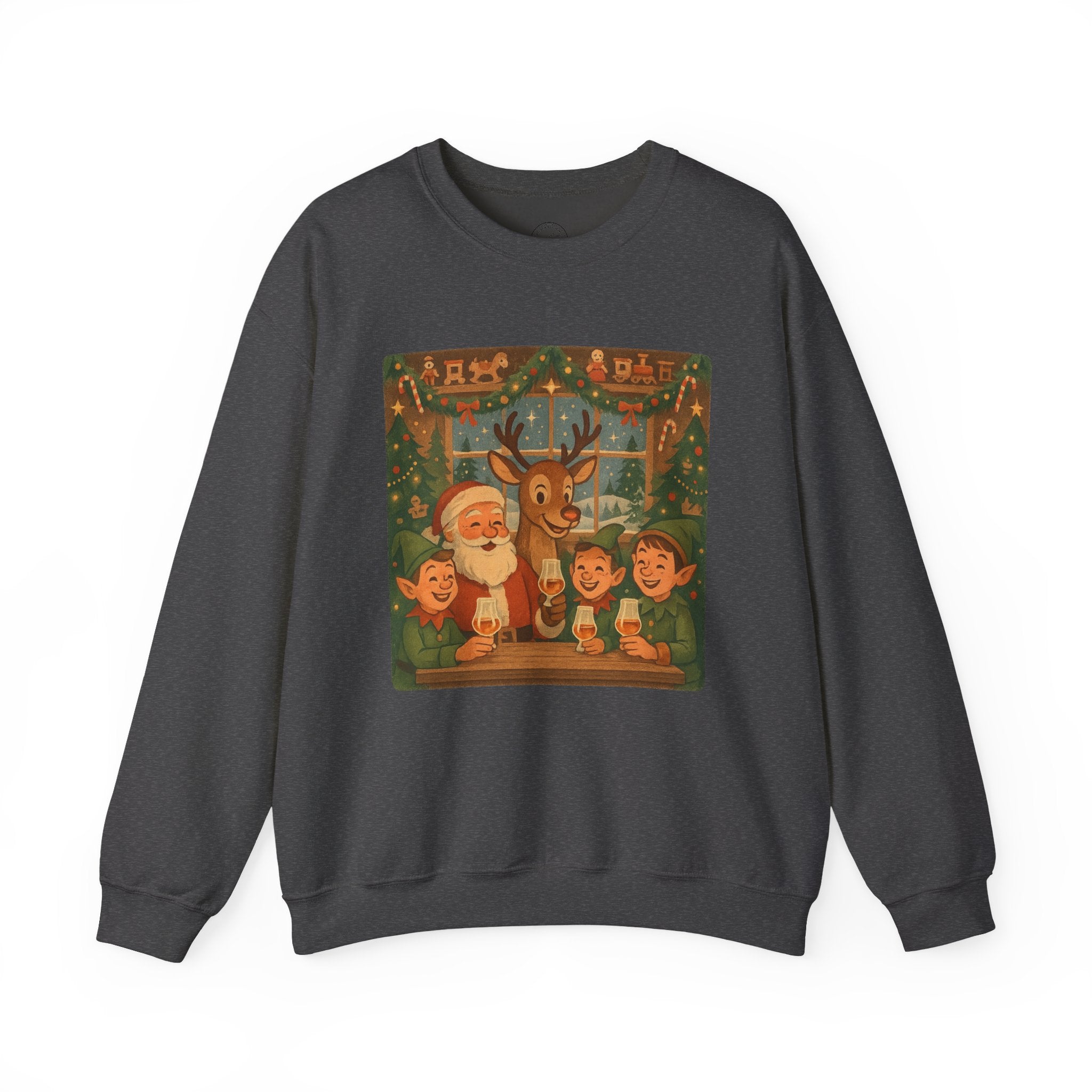 Santa’s Bourbon Break Christmas Sweatshirt