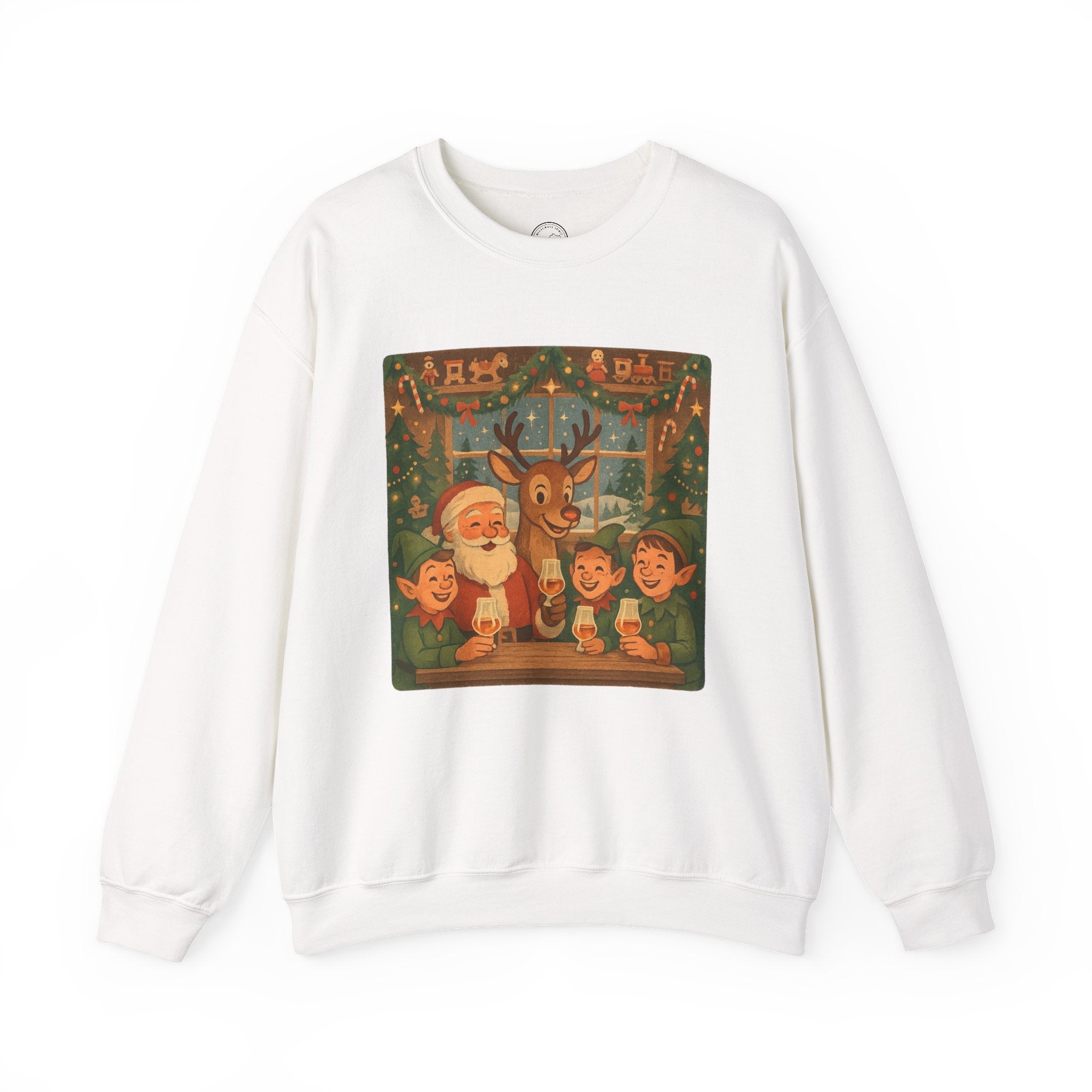 Santa’s Bourbon Break Christmas Sweatshirt