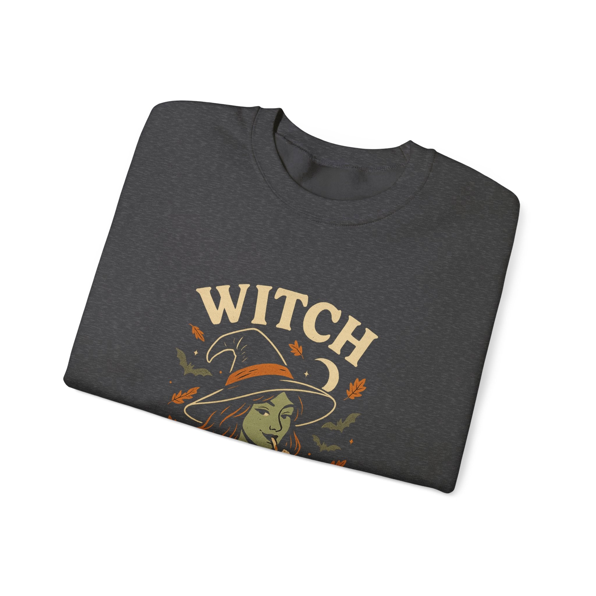 Witch Please Halloween Sweatshirt – Cozy Fall Witch PSL Design