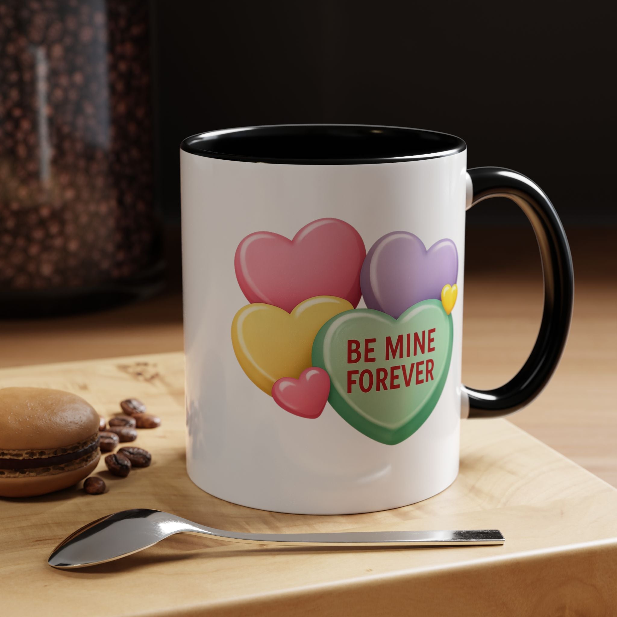 Be Mine Forever Valentine’s Day Mug – Cute Candy Heart Coffee Cup | Romantic Gift for Him or Her