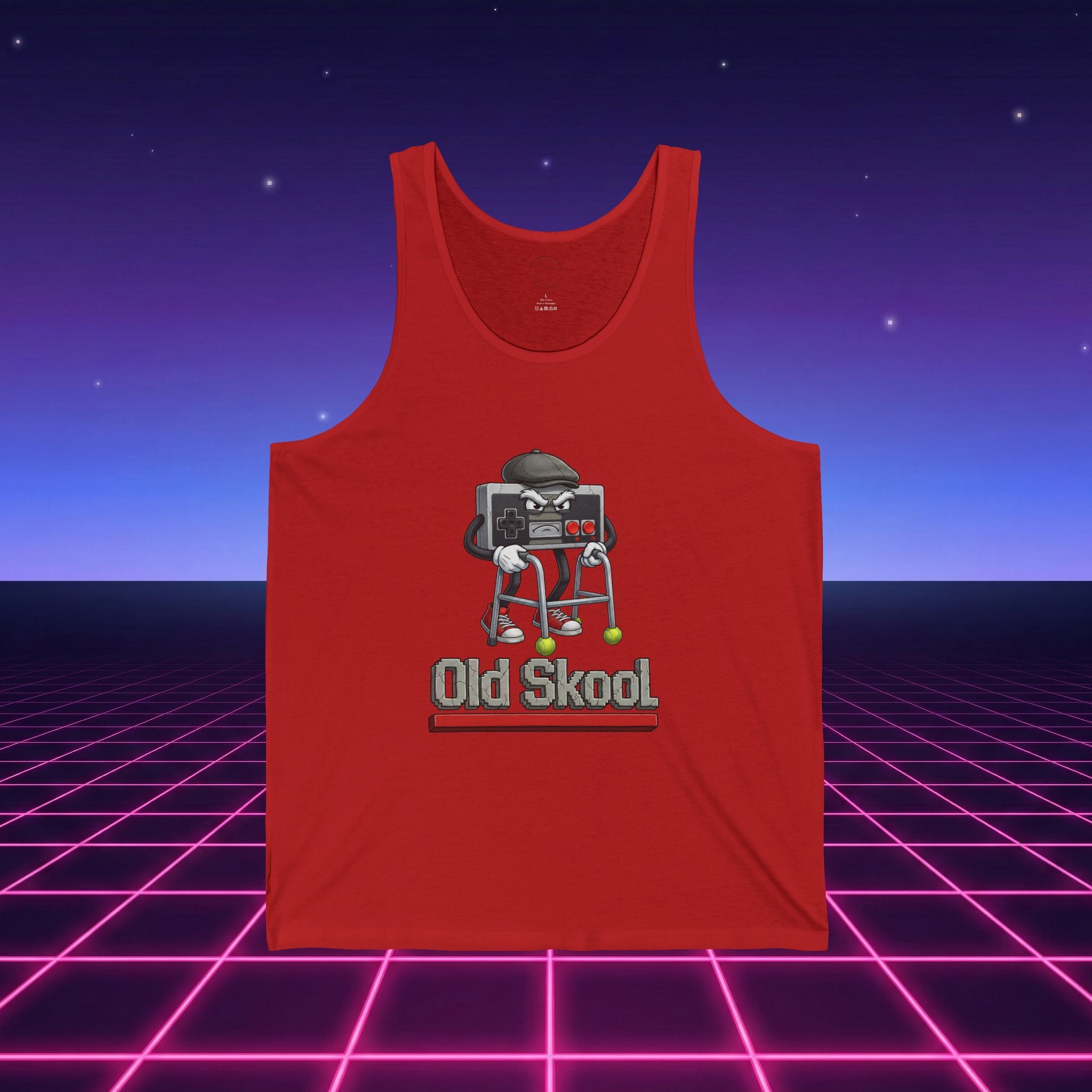 Old Skool Retro Gaming Tank Top – Vintage Controller Gamer Graphic Tank