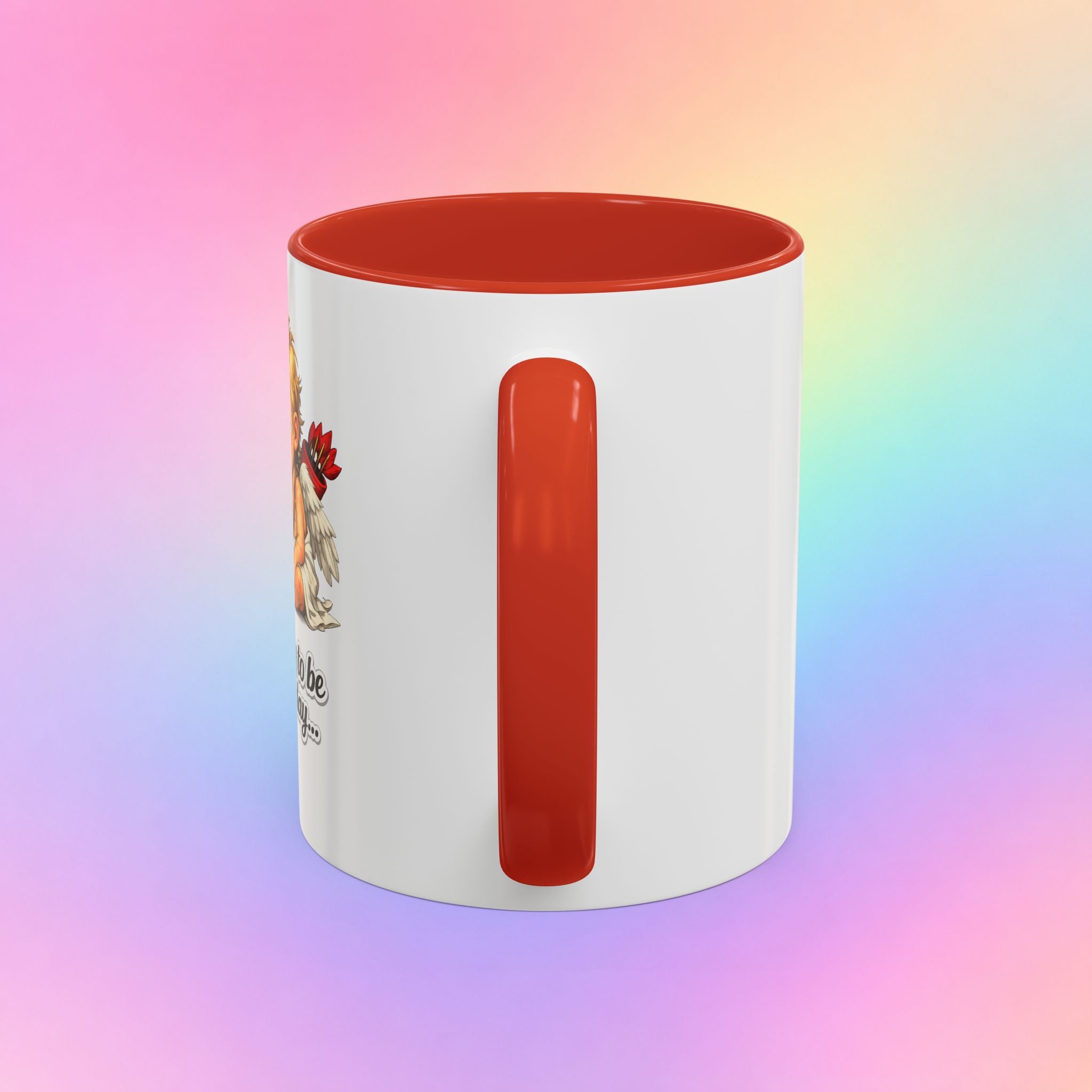 It’s Going to Be a Long Day Cupid Coffee Mug – Funny Valentine’s Day Coffee Lover Gift