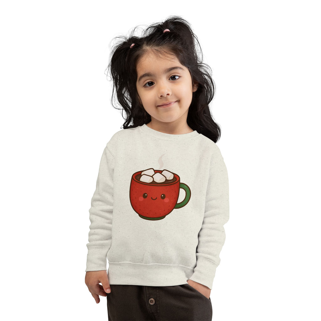 🎄 Cuddly Cocoa – Adorable Christmas Toddler Sweatshirt